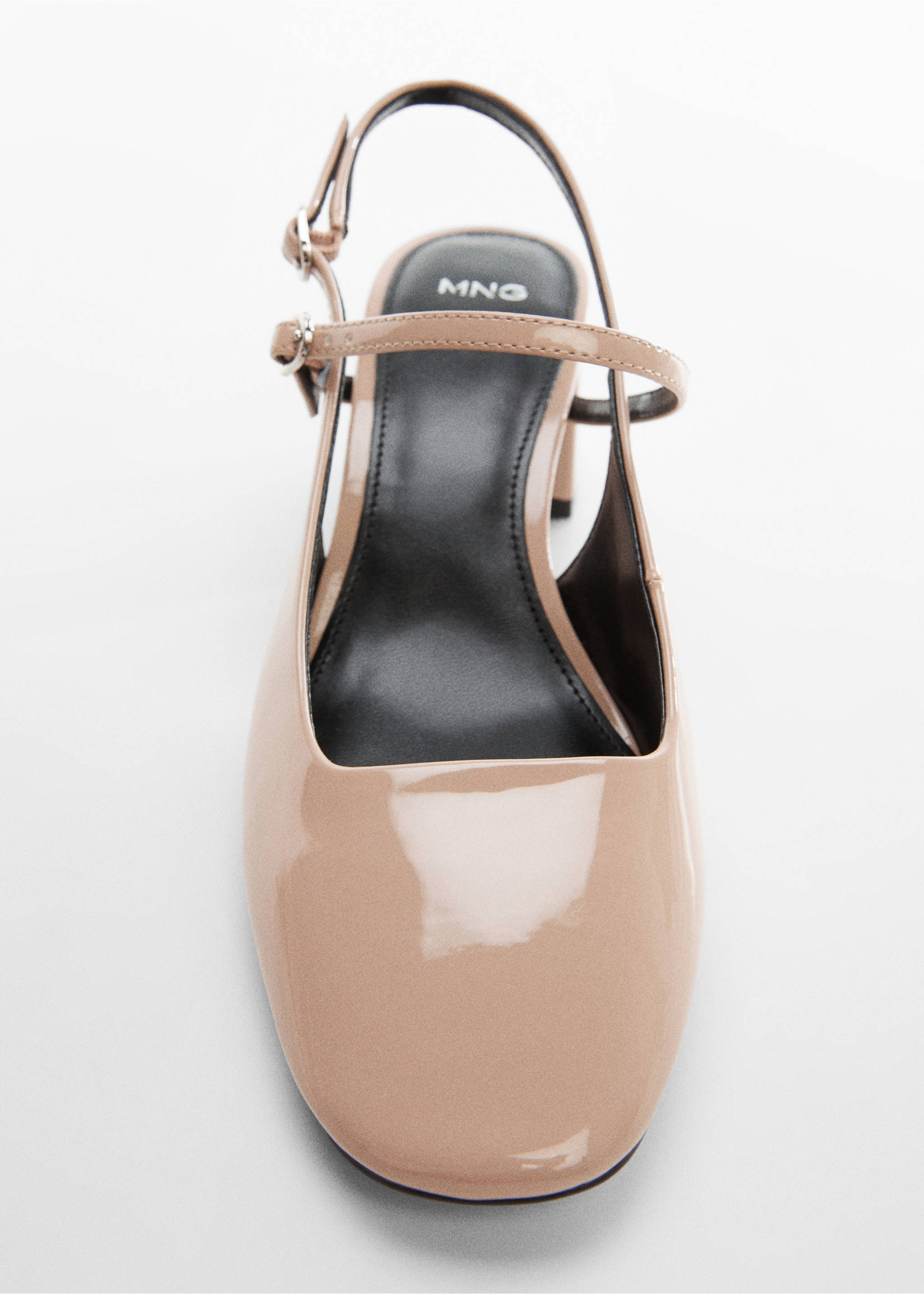 Block heel shoe - Details of the article 2, Nude. Ref: 57002512-00.