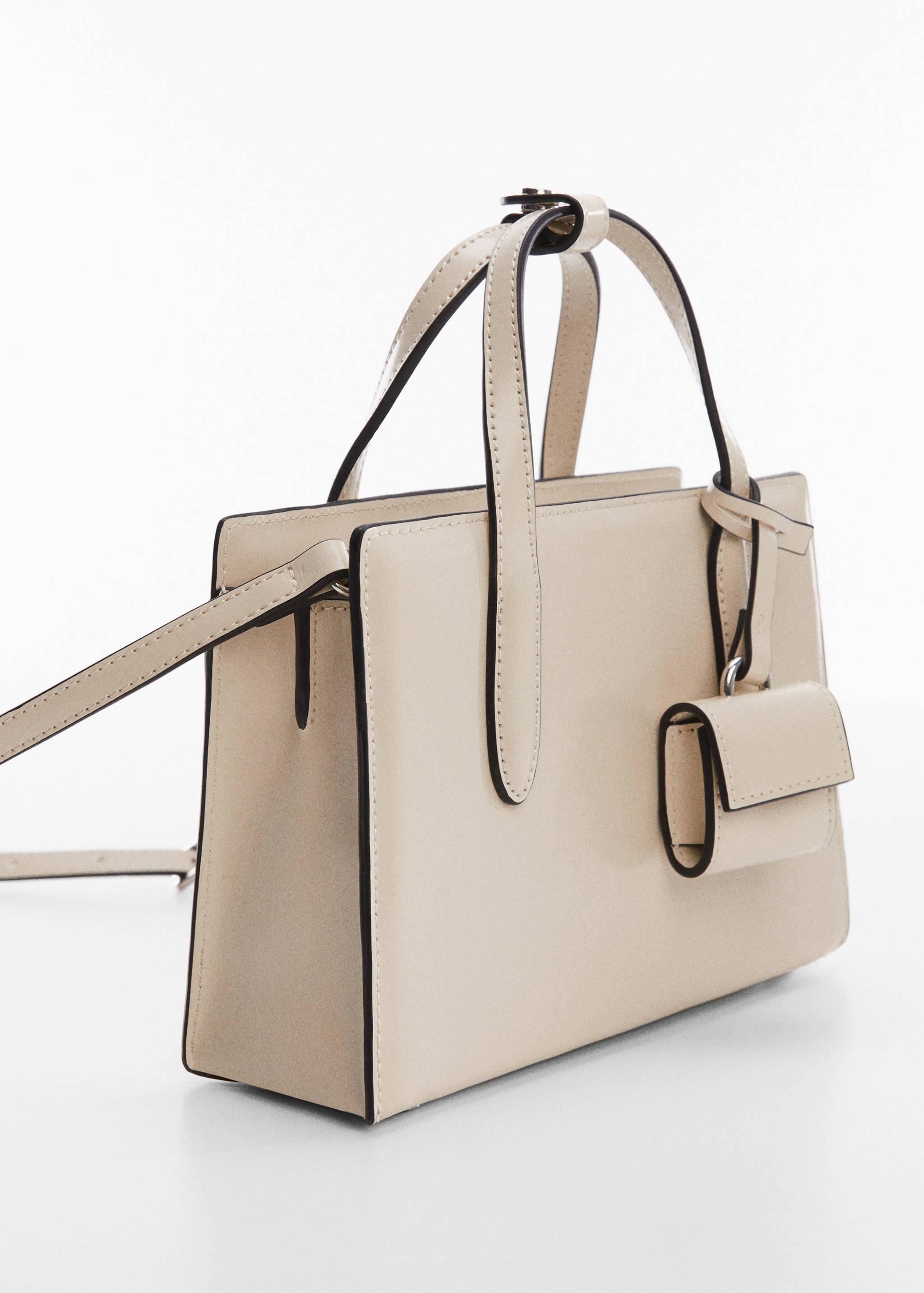 Petit sac shopper saffiano - Plan moyen