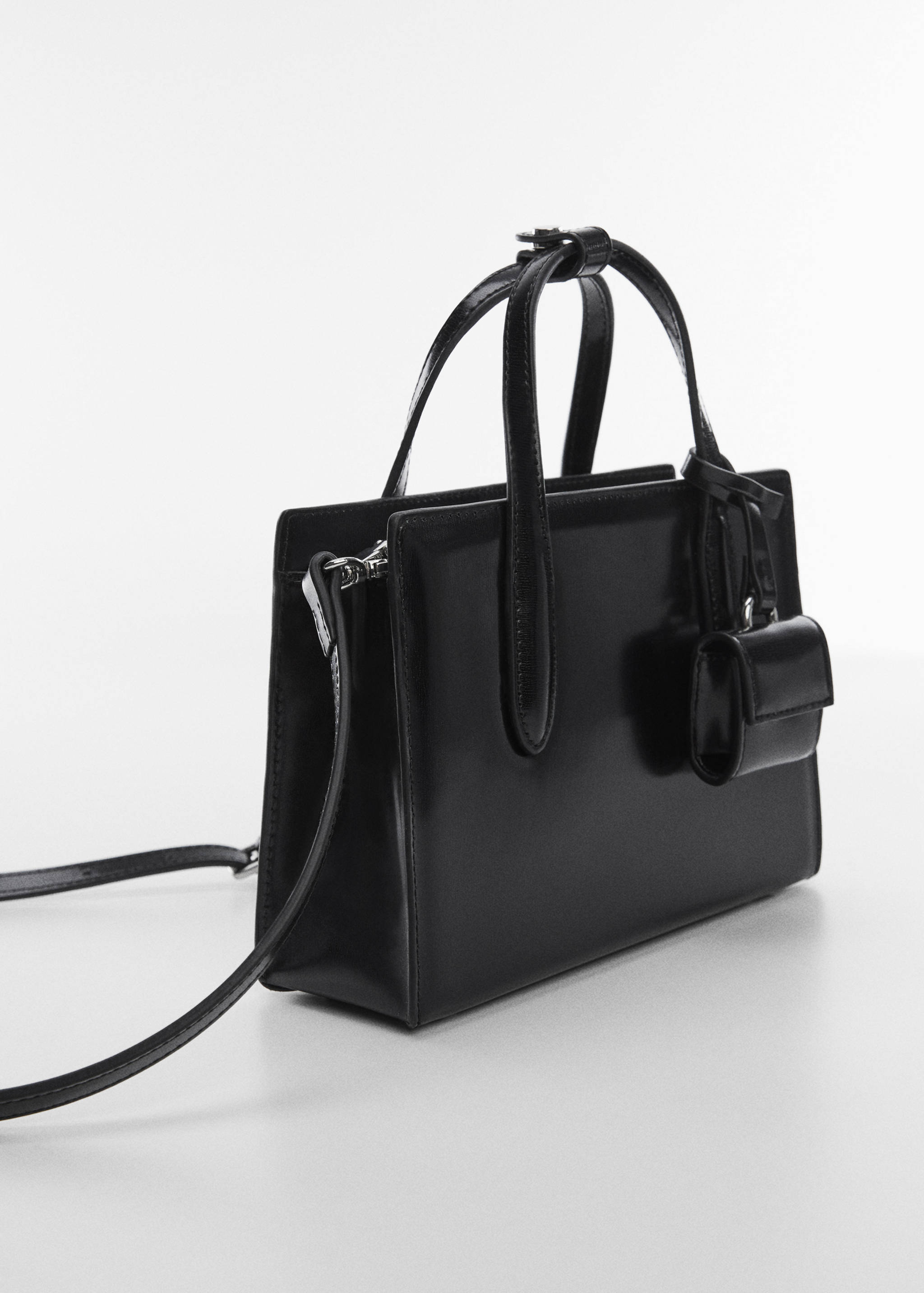 Petit sac shopper saffiano - Plan moyen