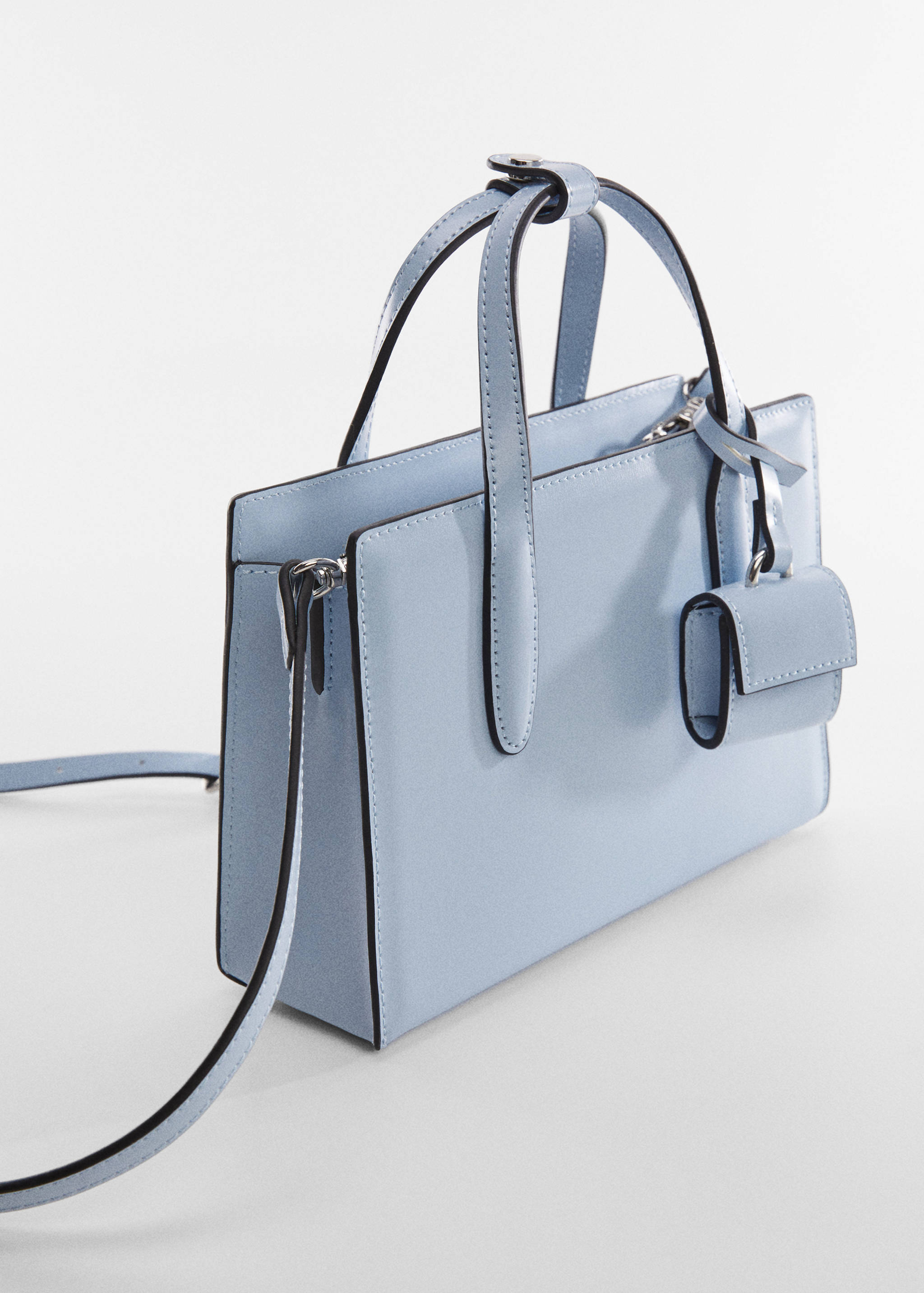 Petit sac shopper saffiano - Plan moyen