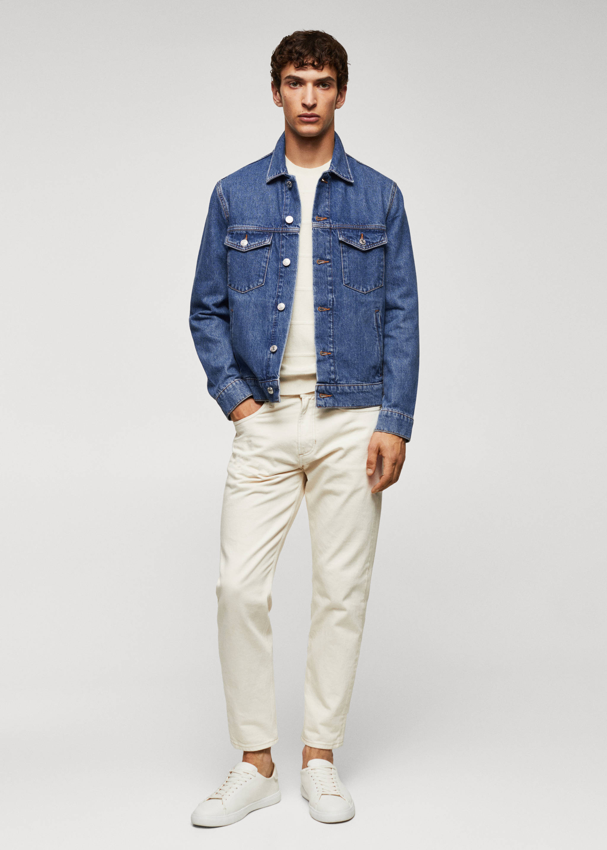 Basic denim jacket - General plane