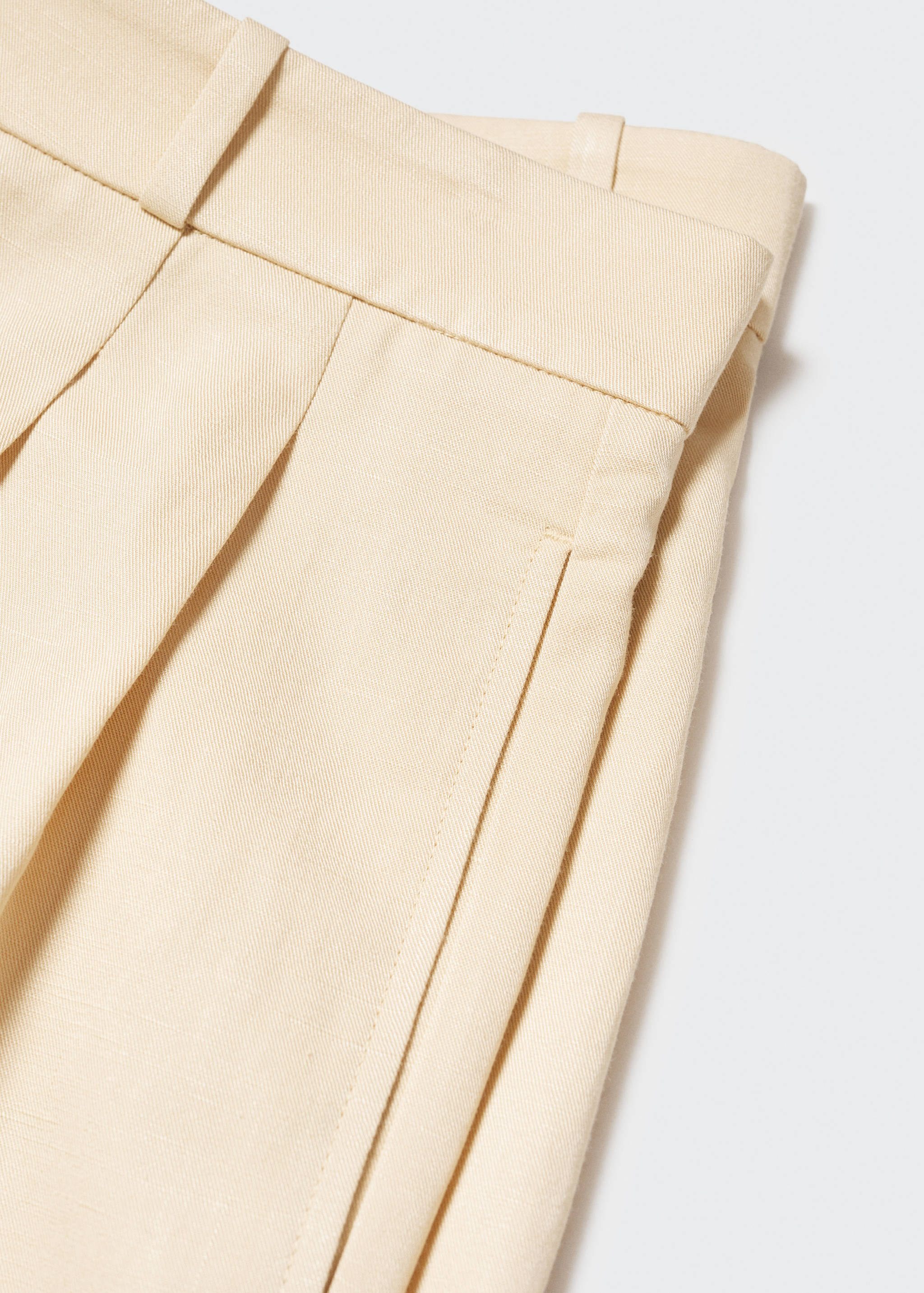 Pantaloni scurți talie medie pense - Detaliu al articolului 8