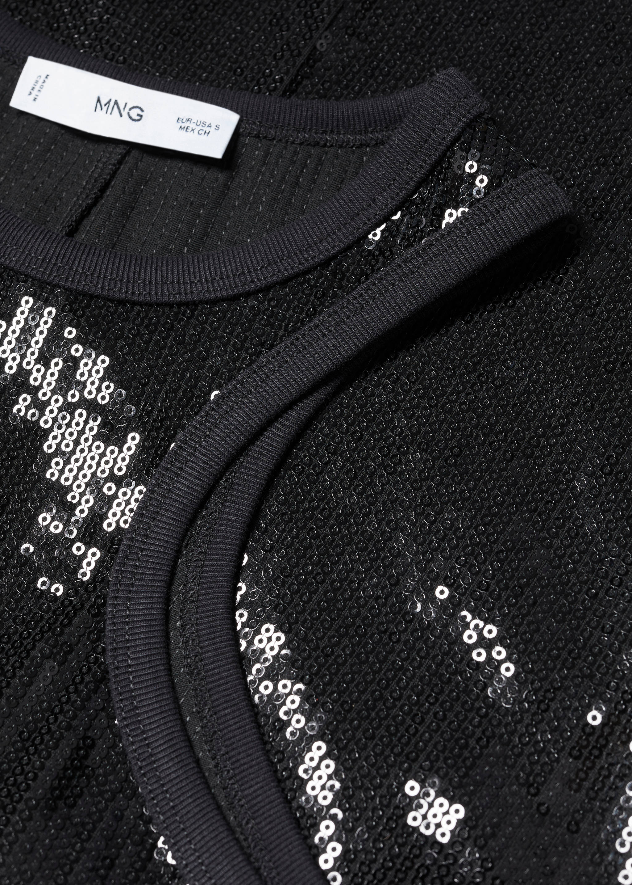 Sequined halter top - Details of the article 8