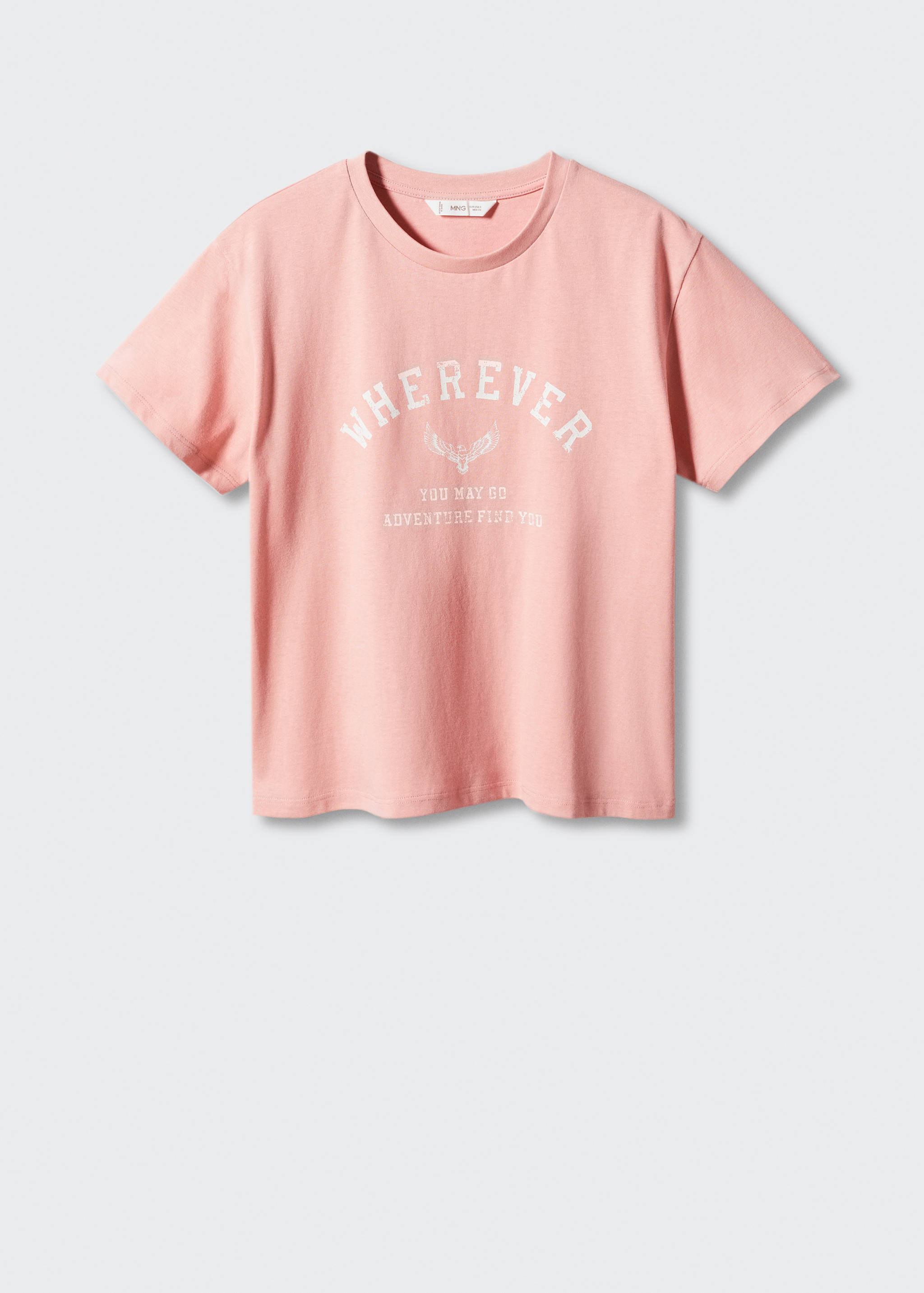 Printed cotton-blend T-shirt - Article without model