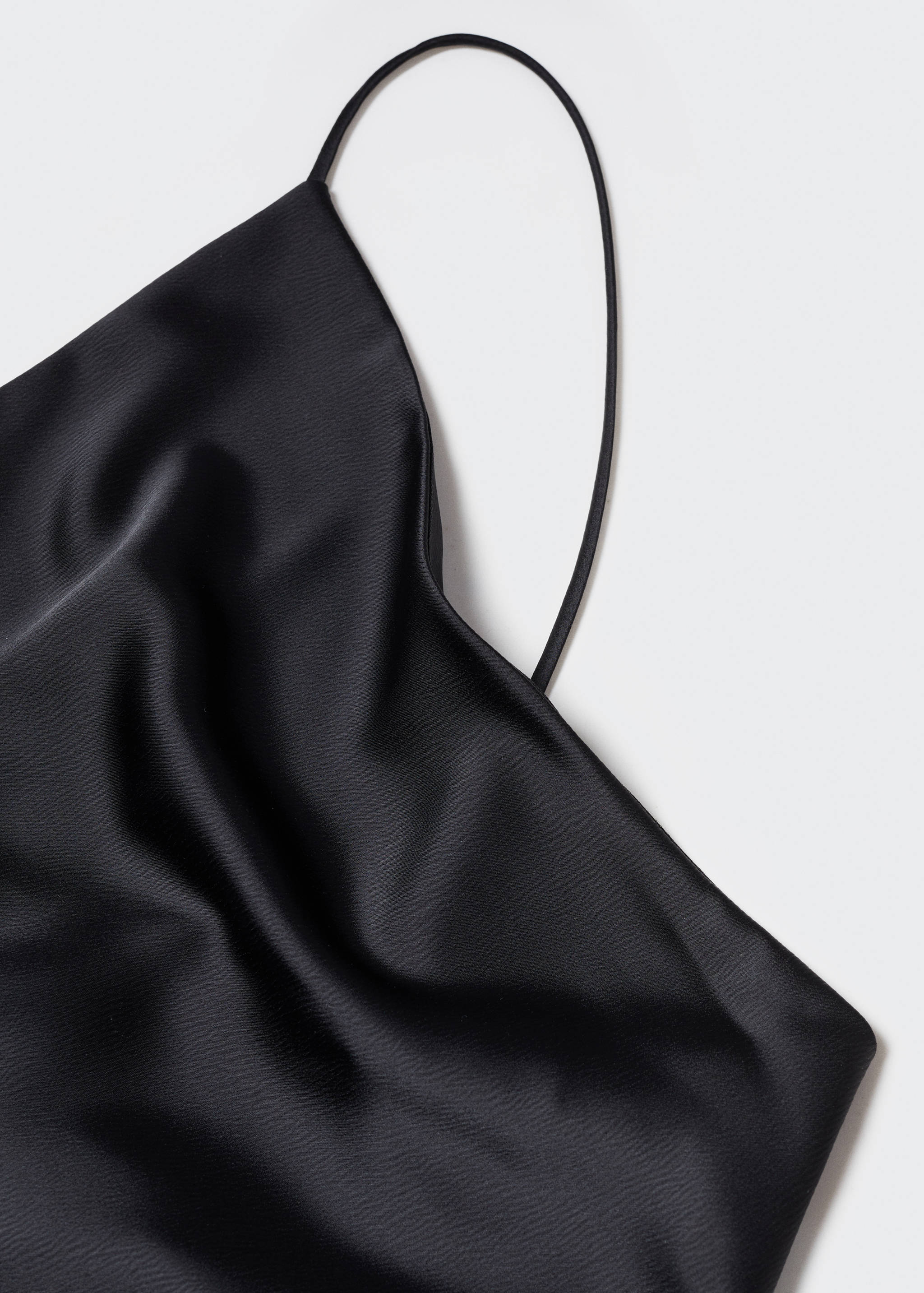 Vestido satinado espalda abierta - Detalle del artículo 8