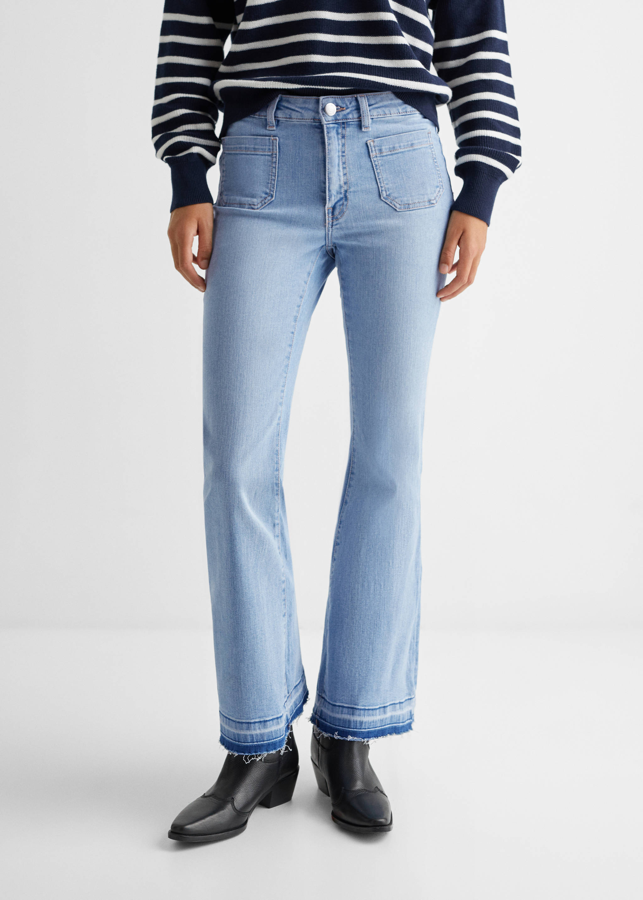 Flared Jeans mit Taschen - Detail des Artikels 6