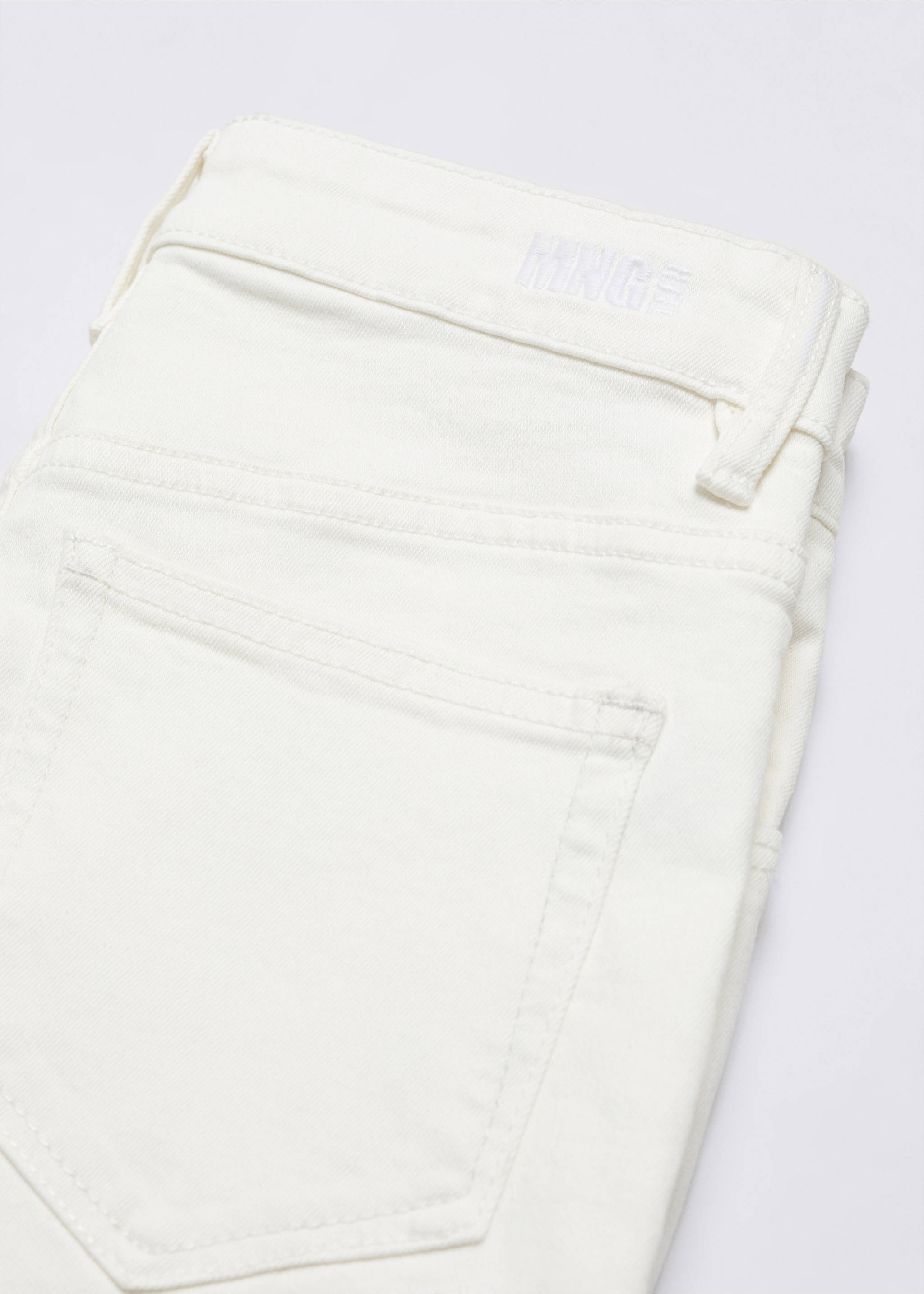Skinny jeans with slit - Details of the article 8, Off White. Ref: 57003264-00.