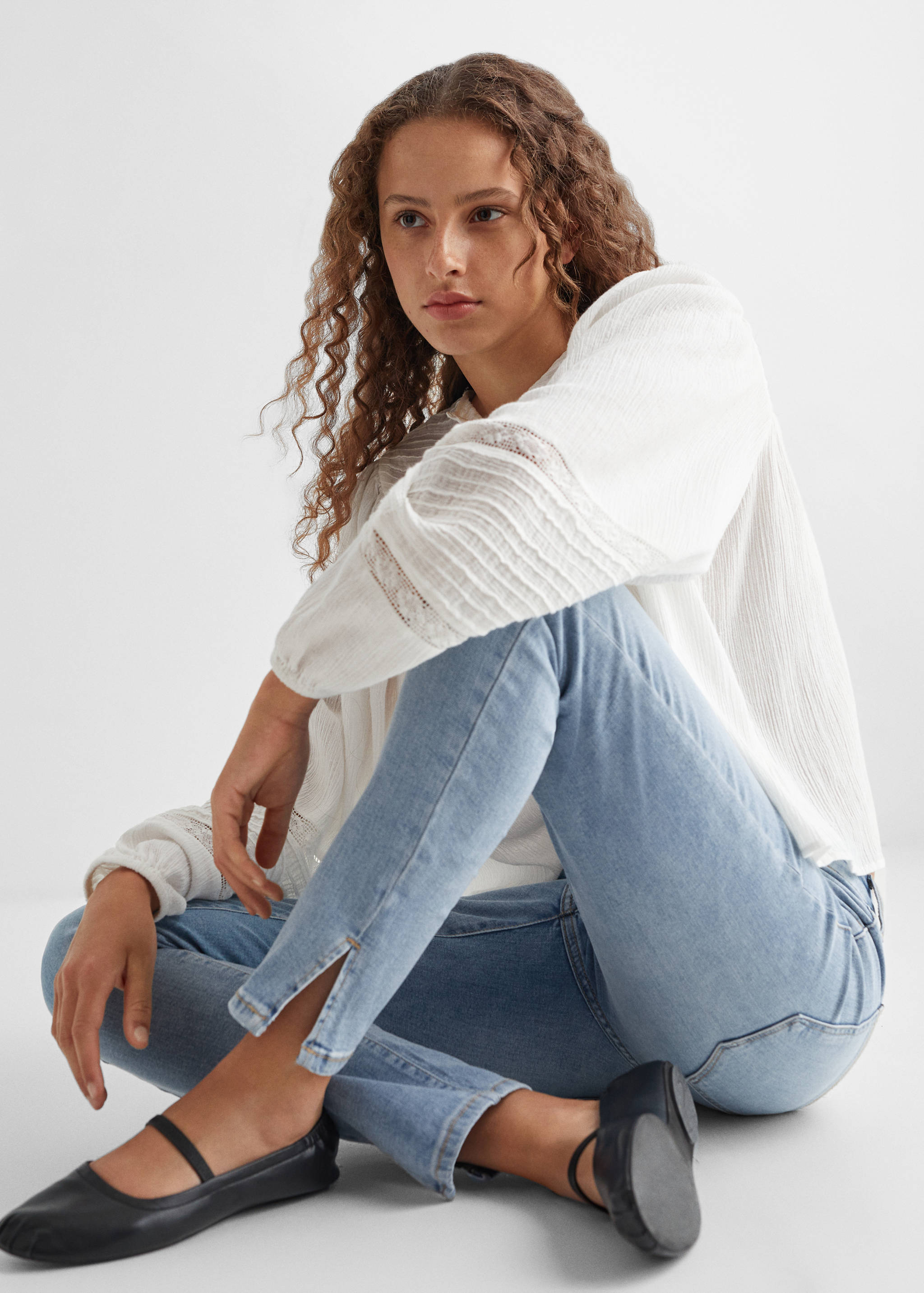 Skinny jeans with slit - Details of the article 2