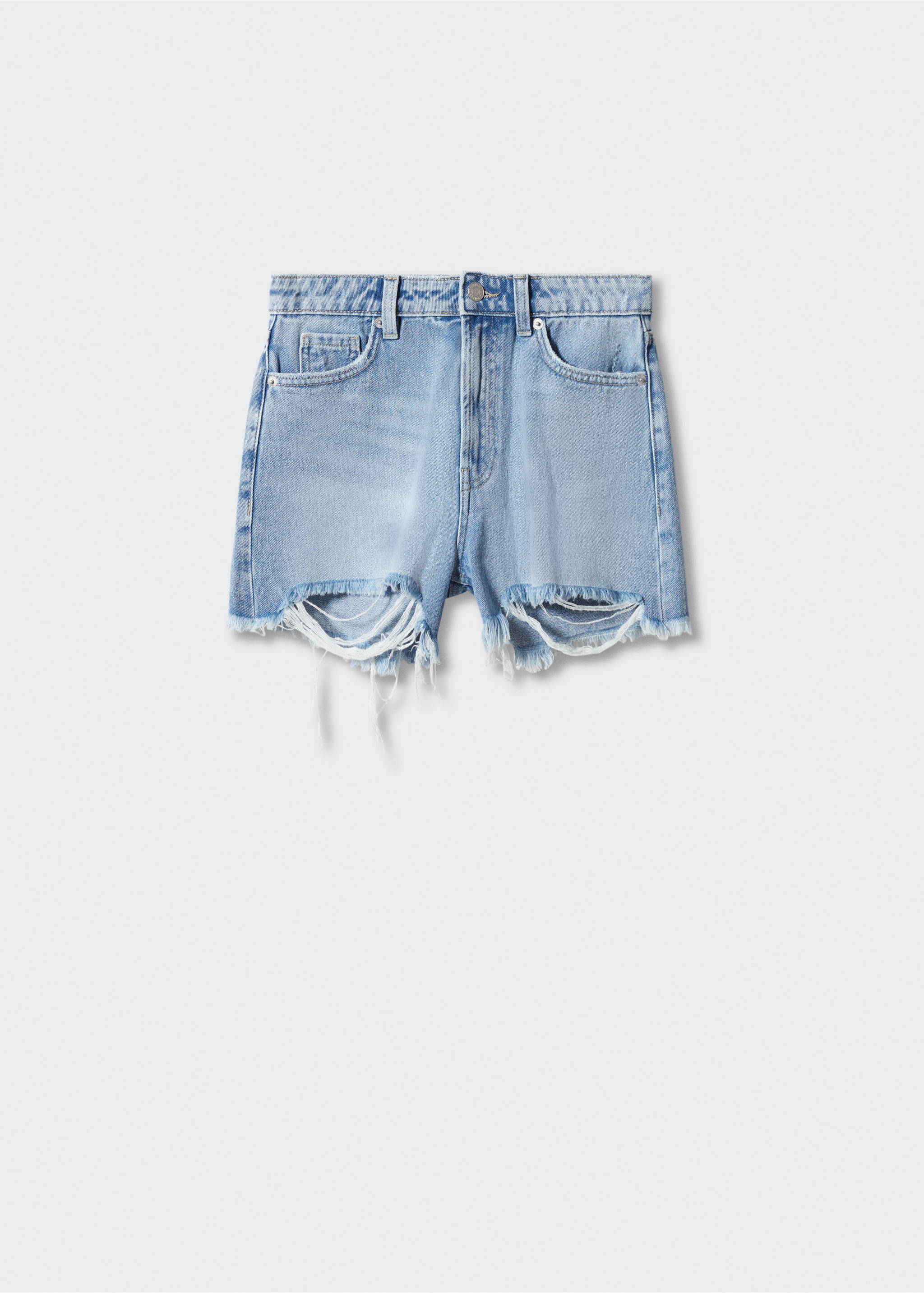 Broken denim shorts - Article without model, Medium Blue. Ref: 57003265-00.