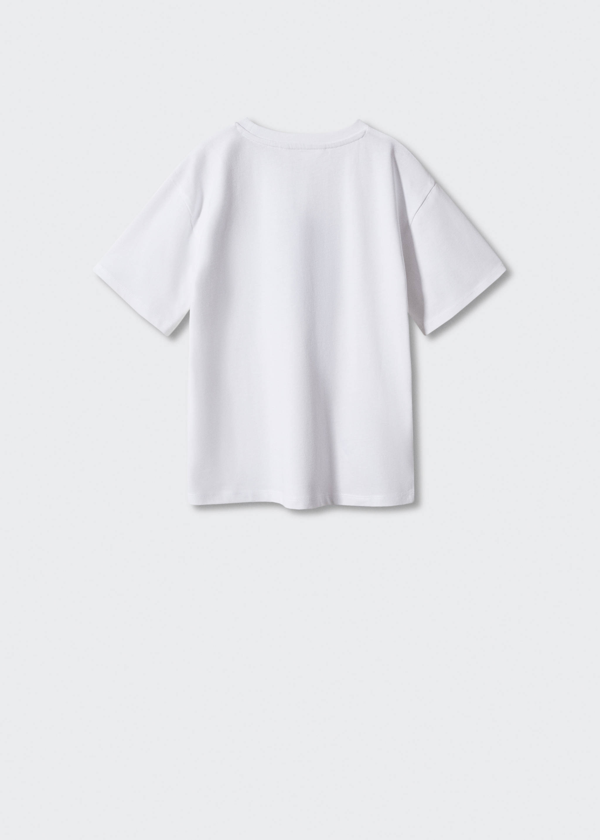 Printed cotton-blend T-shirt - Reverse of the article