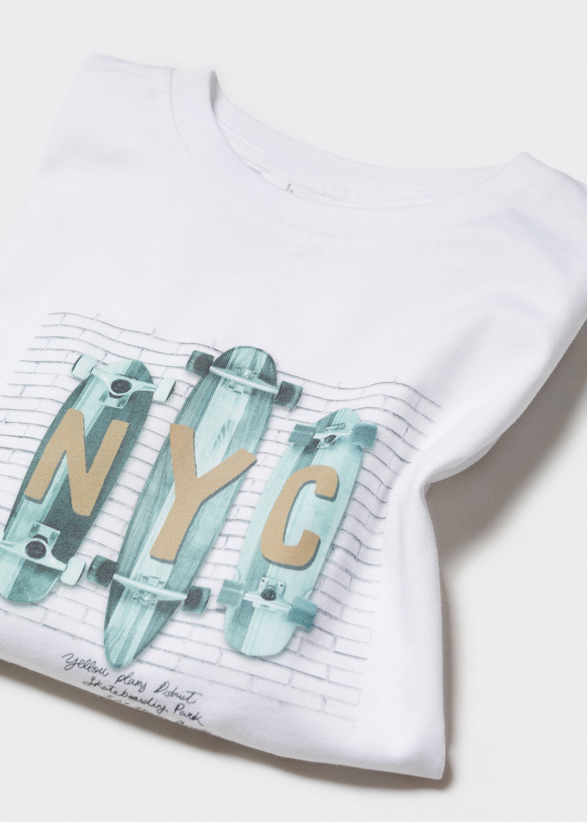 Printed cotton-blend T-shirt - Details of the article 8