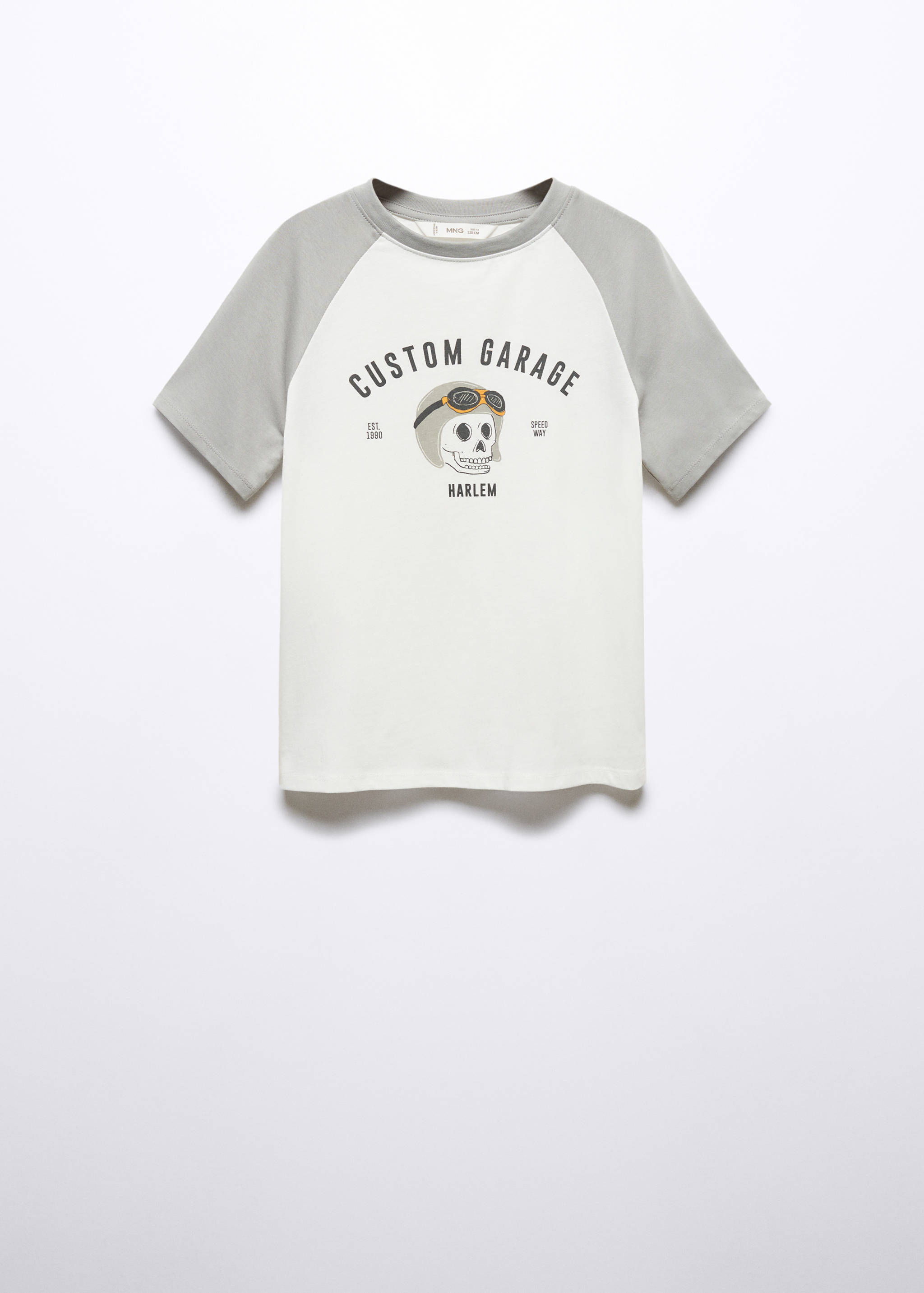 Printed cotton-blend t-shirt - Article without model