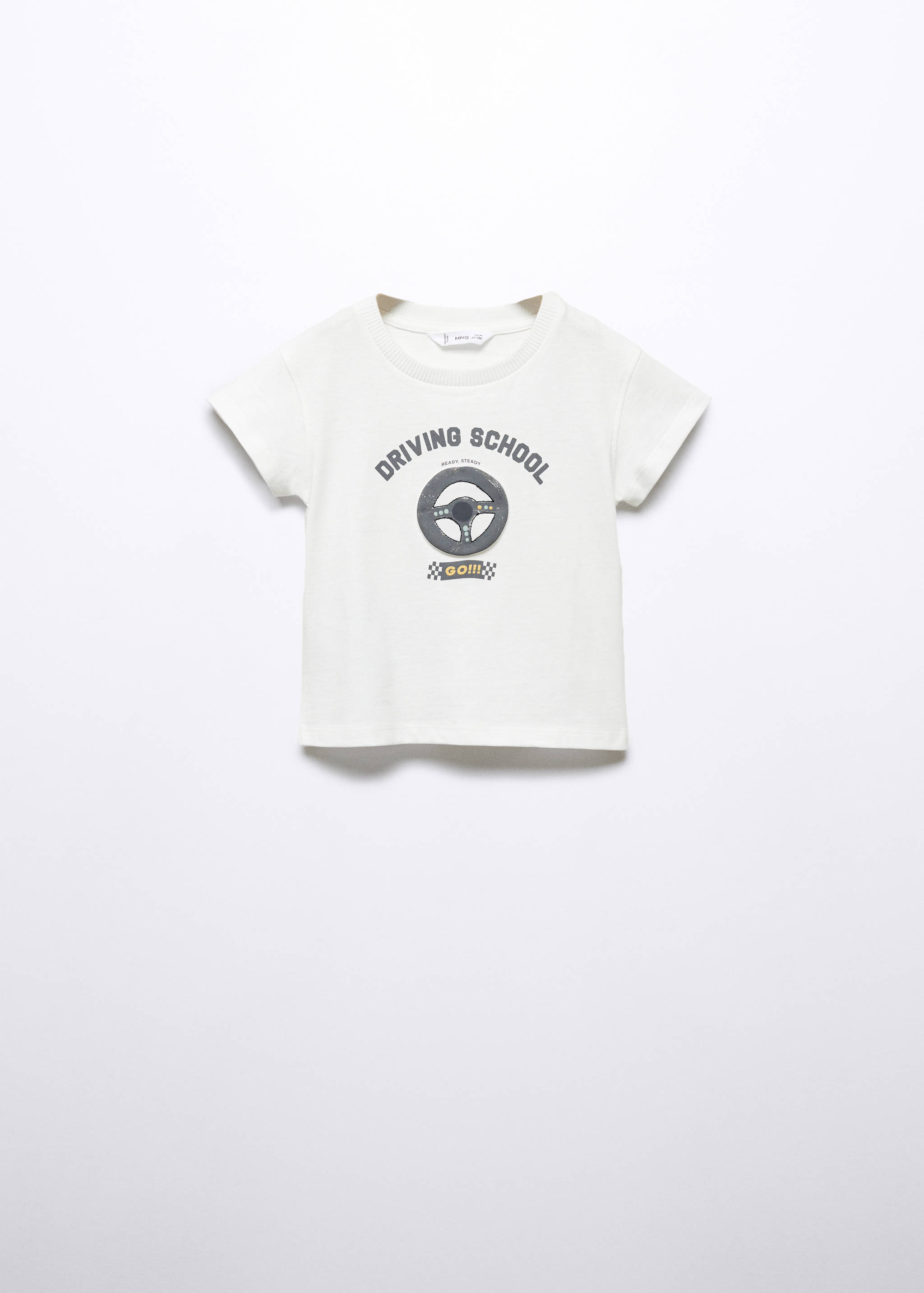 Printed cotton-blend T-shirt - Article without model