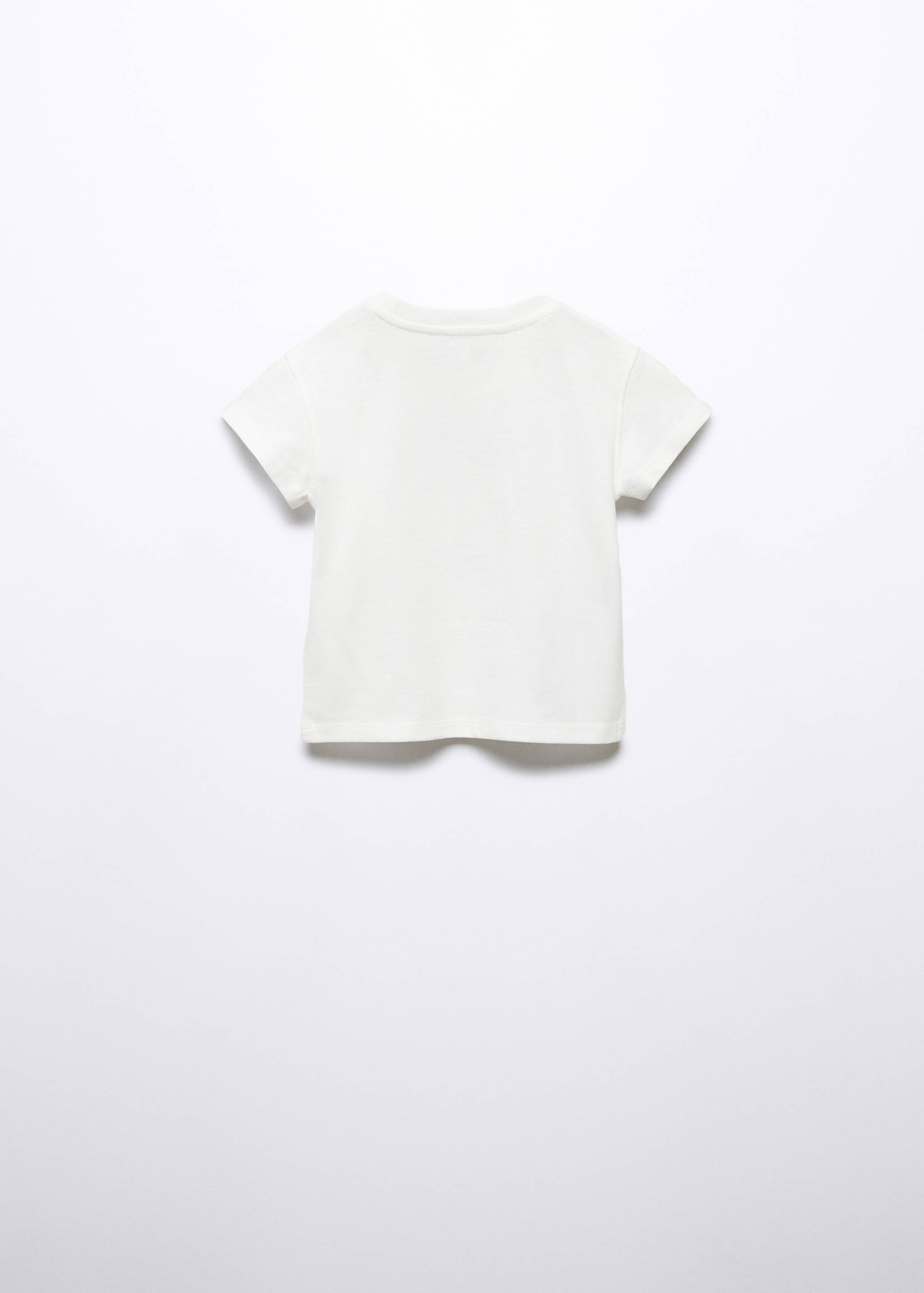Printed cotton-blend T-shirt - Reverse of the article