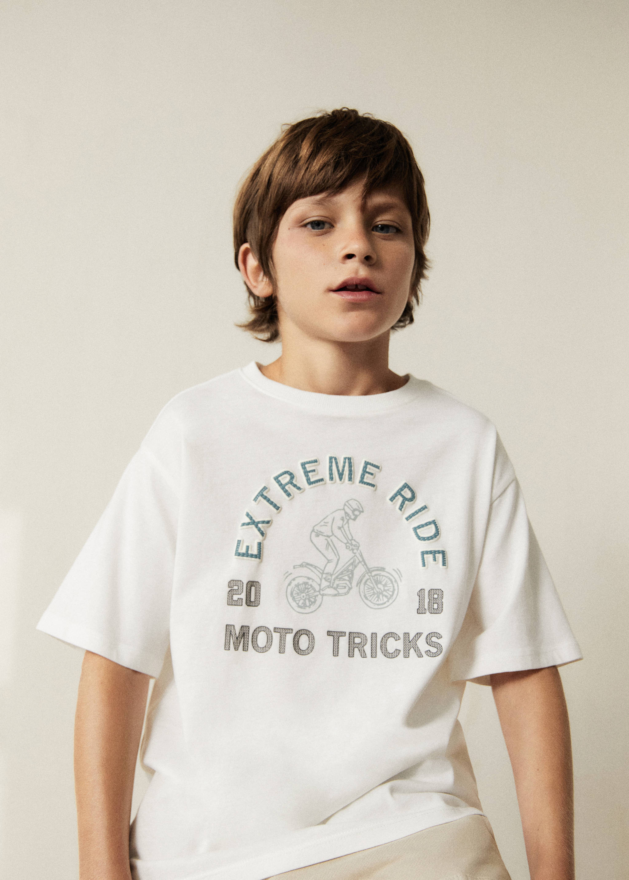 Printed cotton-blend T-shirt - Details of the article 5