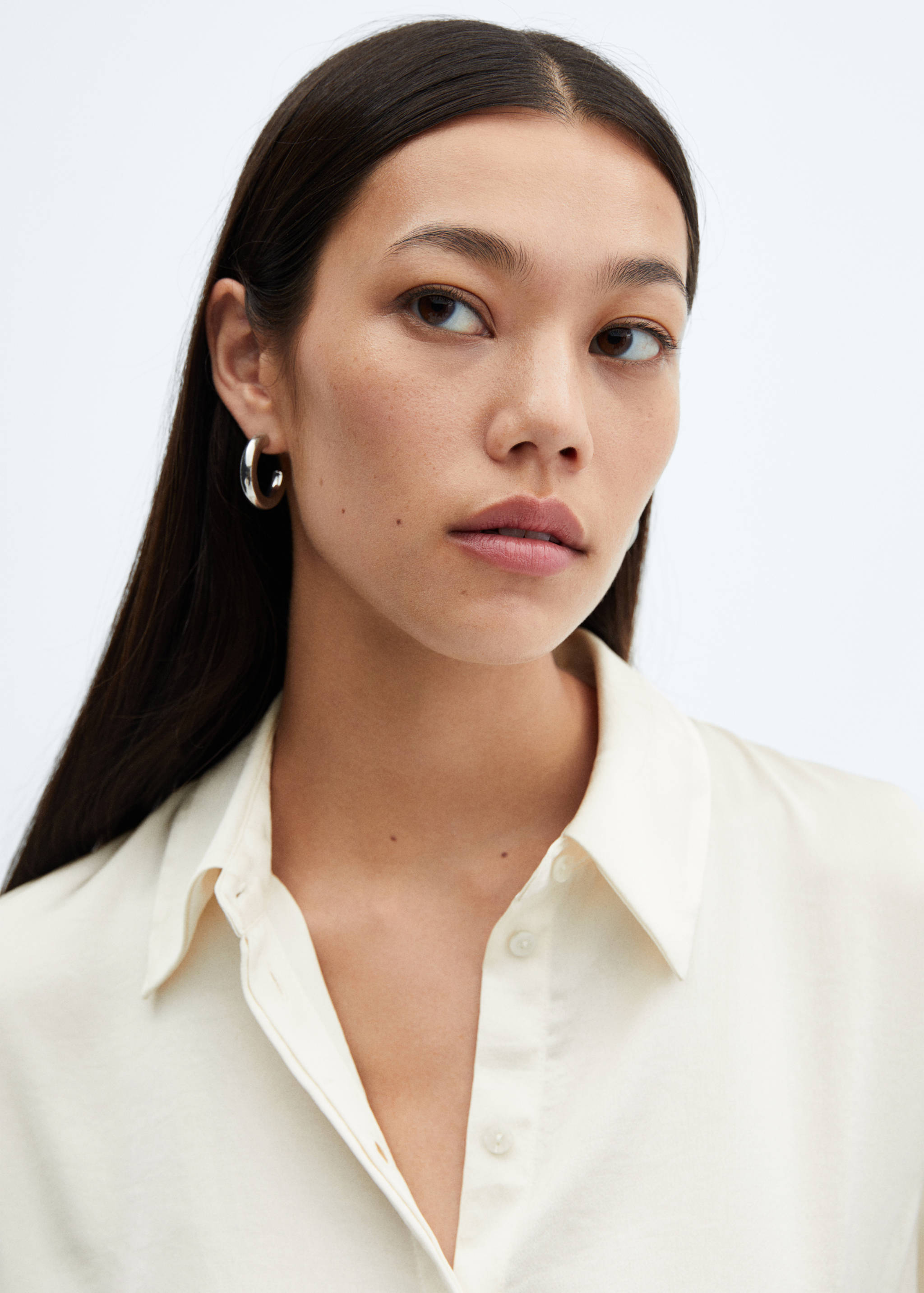 Camisa fluida setinada - Detall de l'article 4