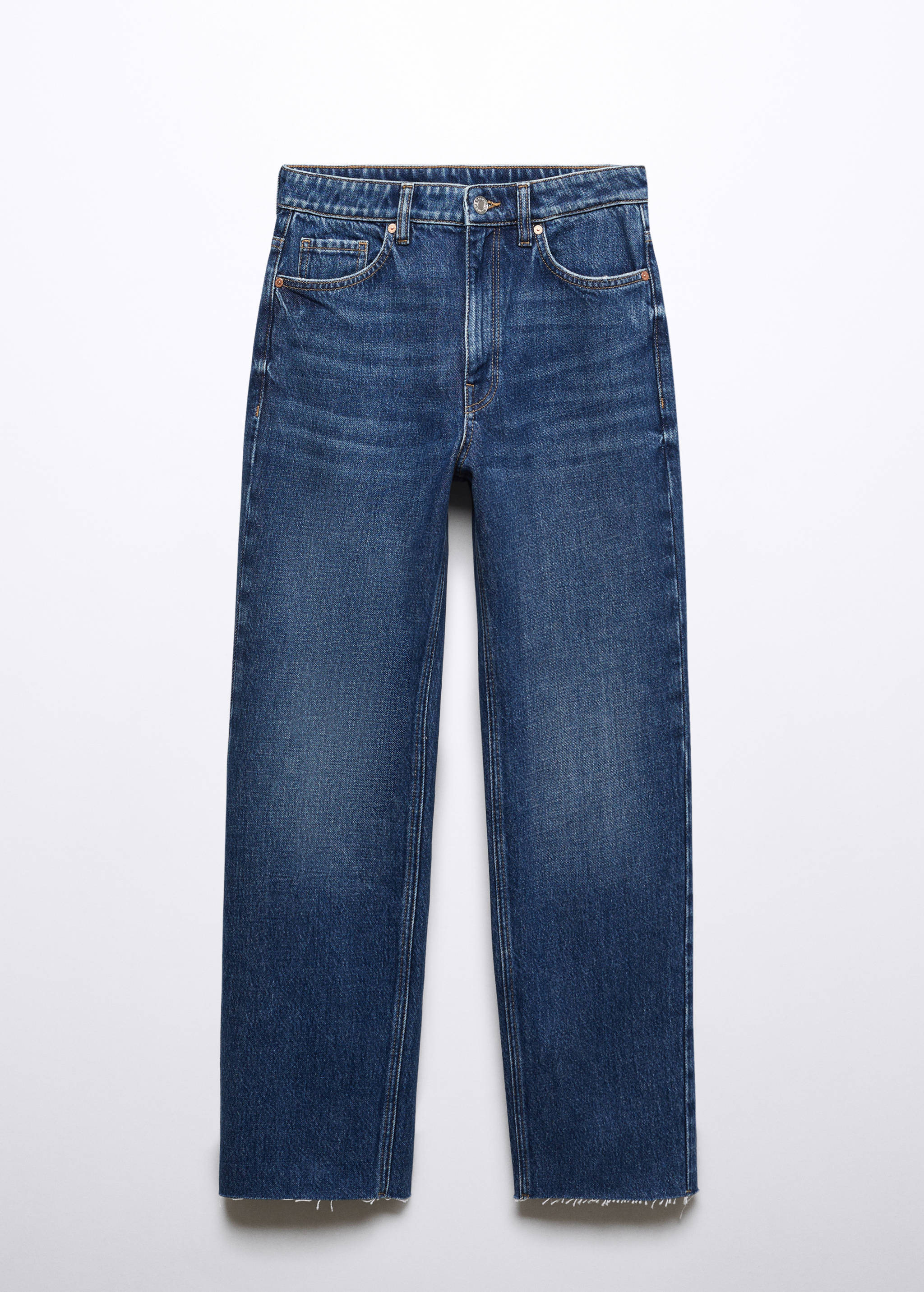 Straight-fit cropped jeans - Article without model