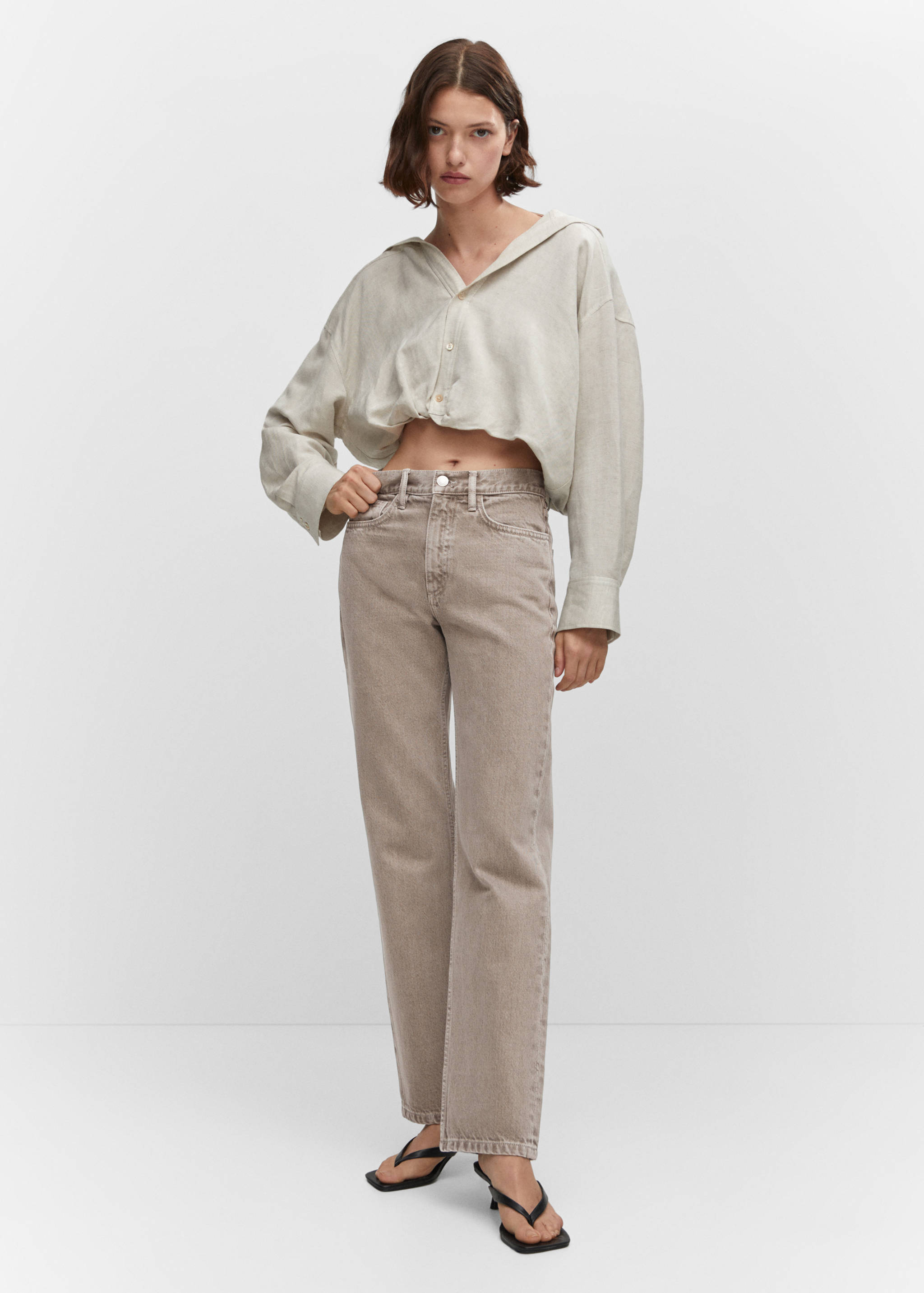 Jean droit taille normale - Plan général