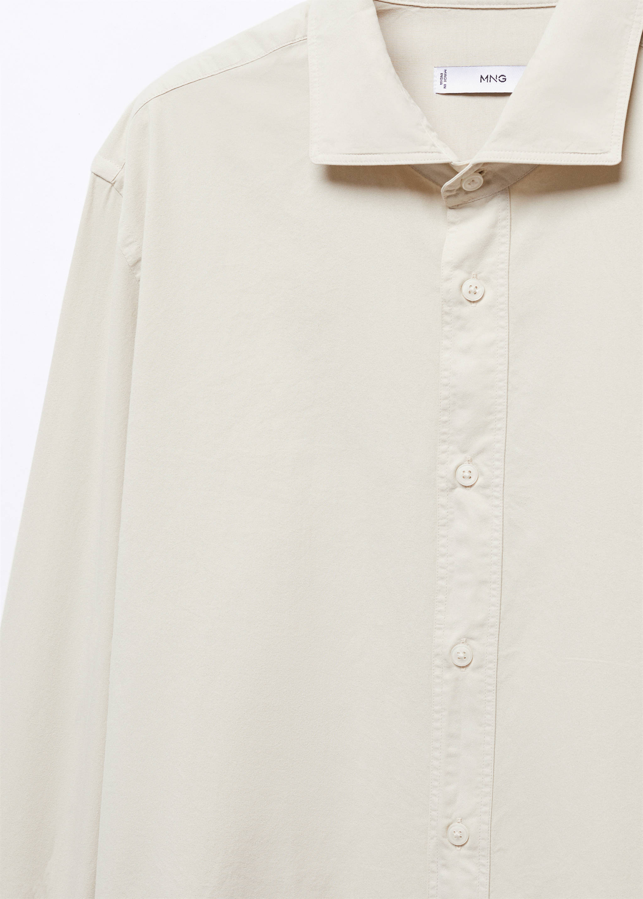 Slim Fit-Hemd aus 100 % Baumwolle - Detail des Artikels 8