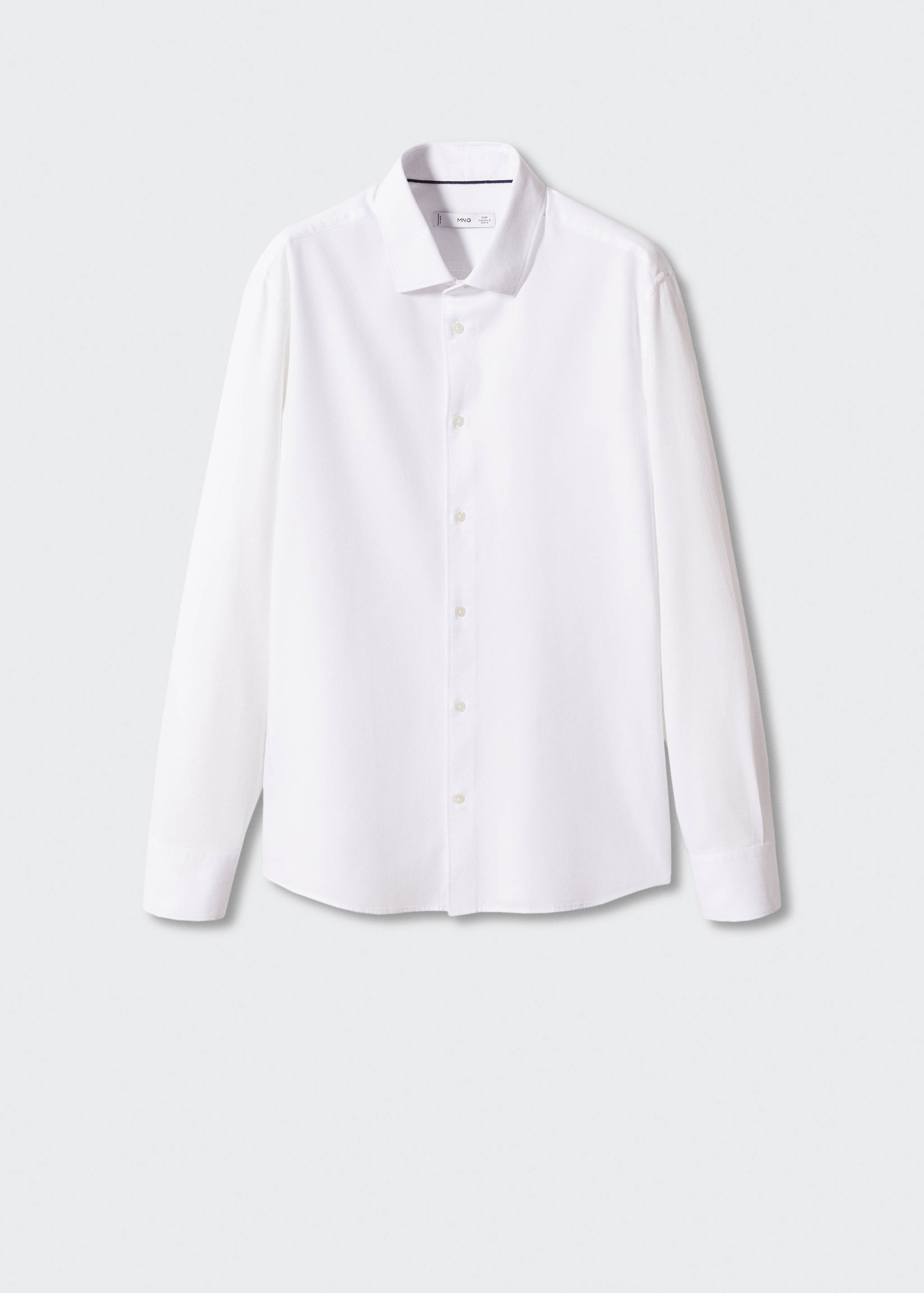 Πουκάμισο slim fit βαμβάκι ανάγλυφο - Προϊόν χωρίς μοντέλο