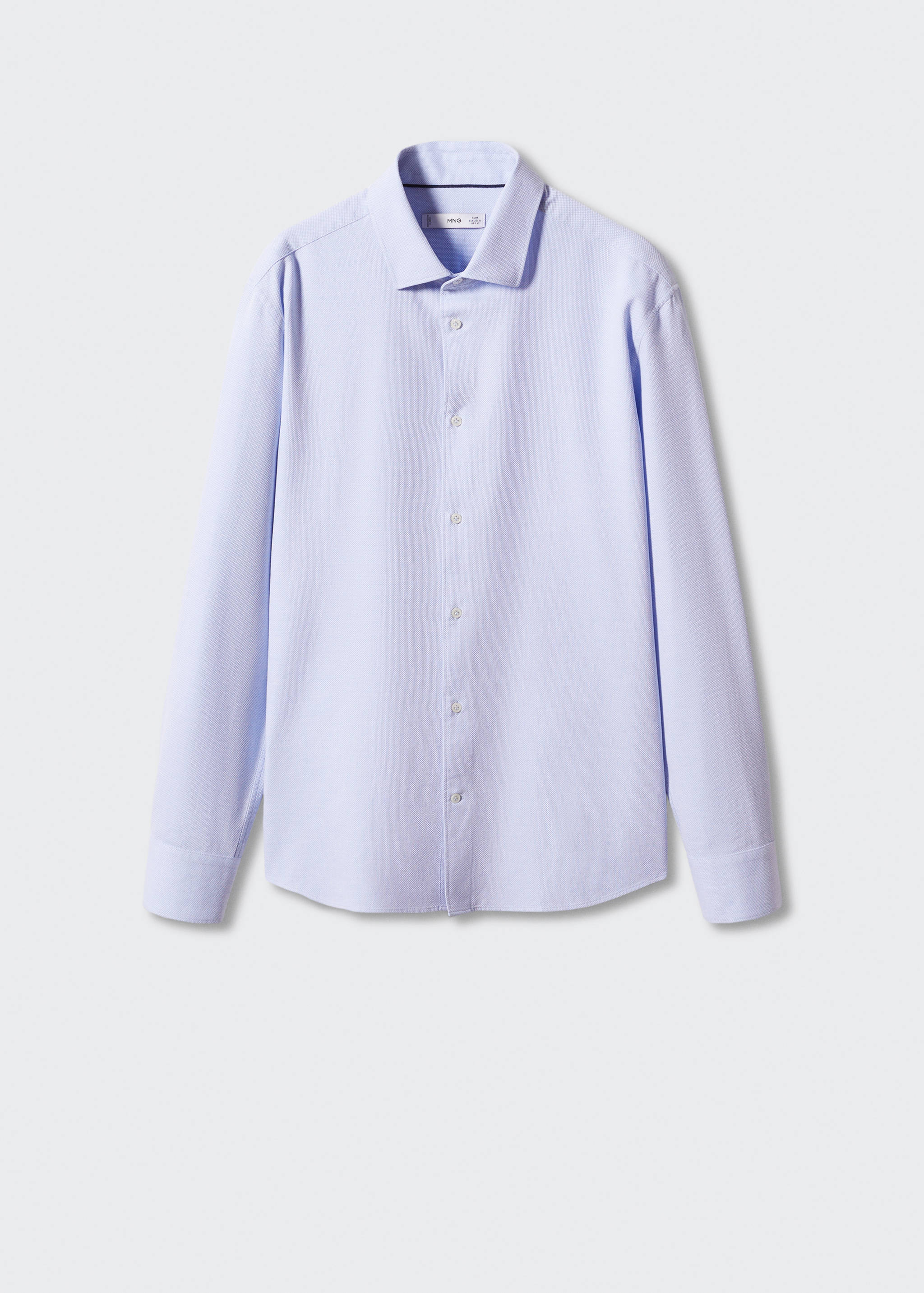 Πουκάμισο slim fit βαμβάκι ανάγλυφο - Προϊόν χωρίς μοντέλο