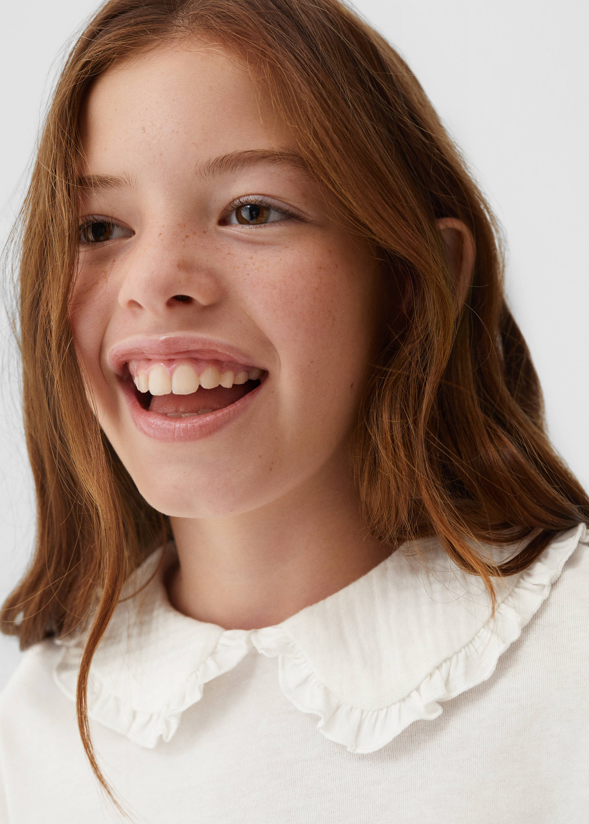 Camiseta algodón cuello babydoll - Detalle del artículo 1