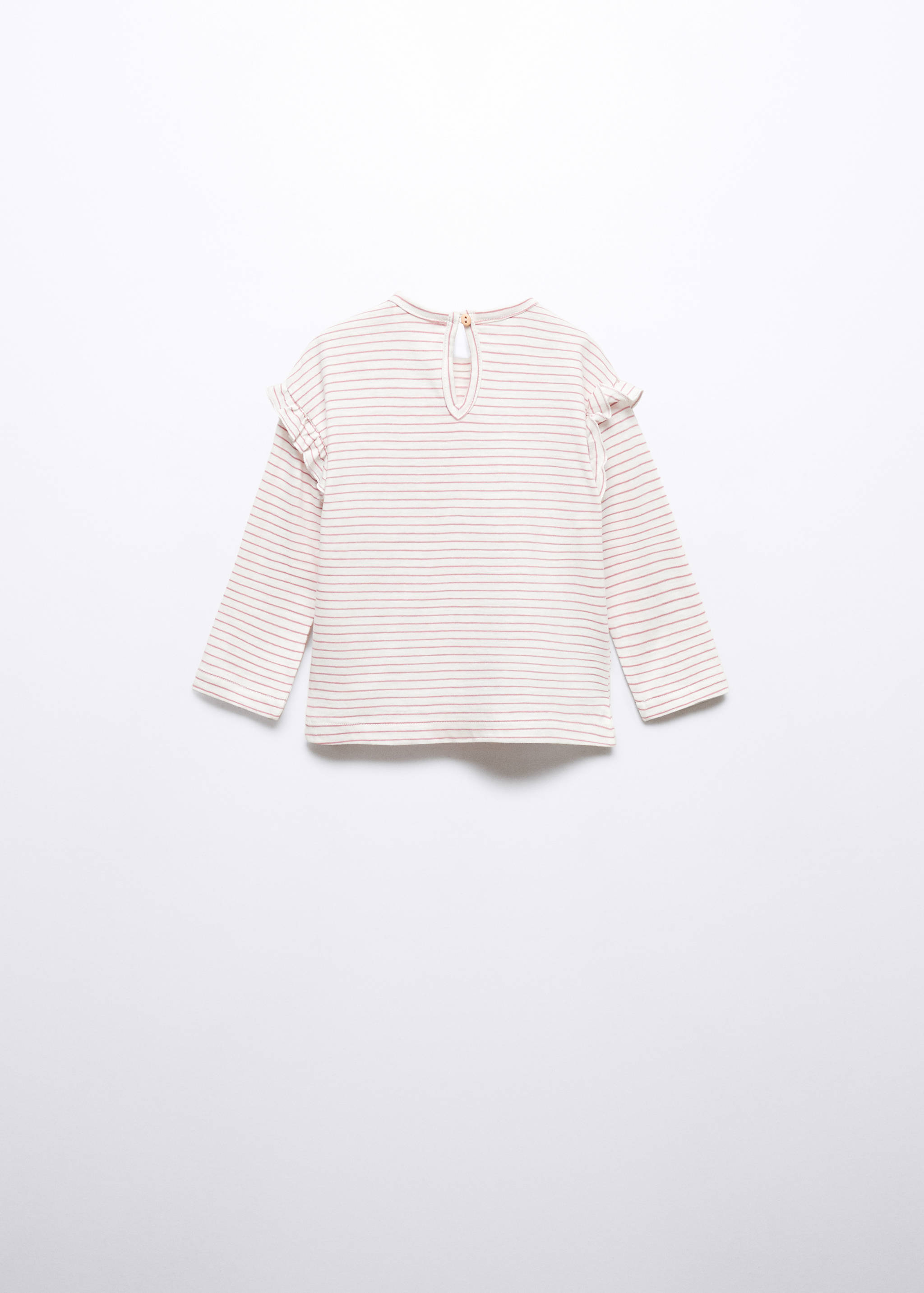 Camiseta manga larga rayas - Reverso del artículo