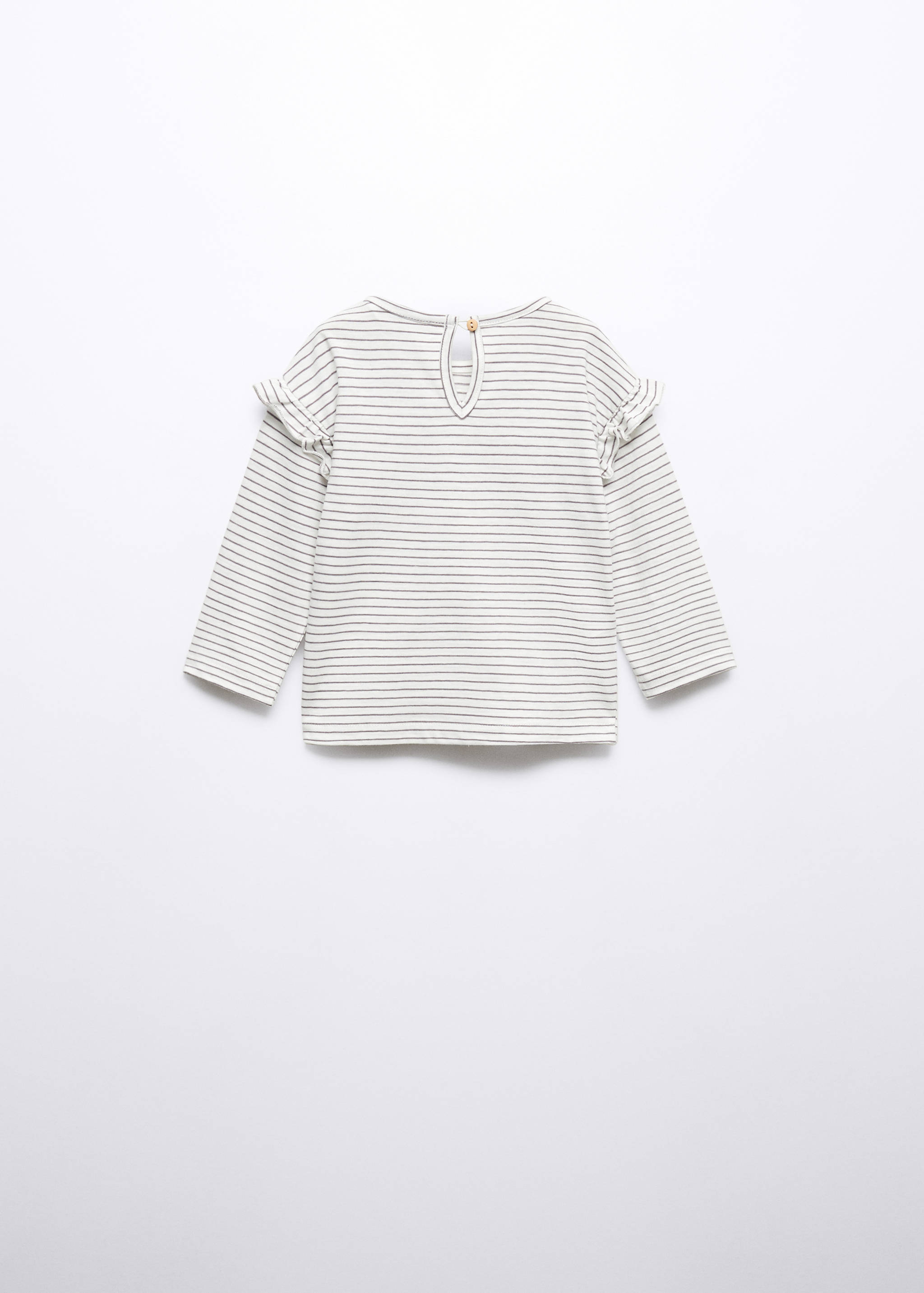 Camiseta manga larga rayas - Reverso del artículo