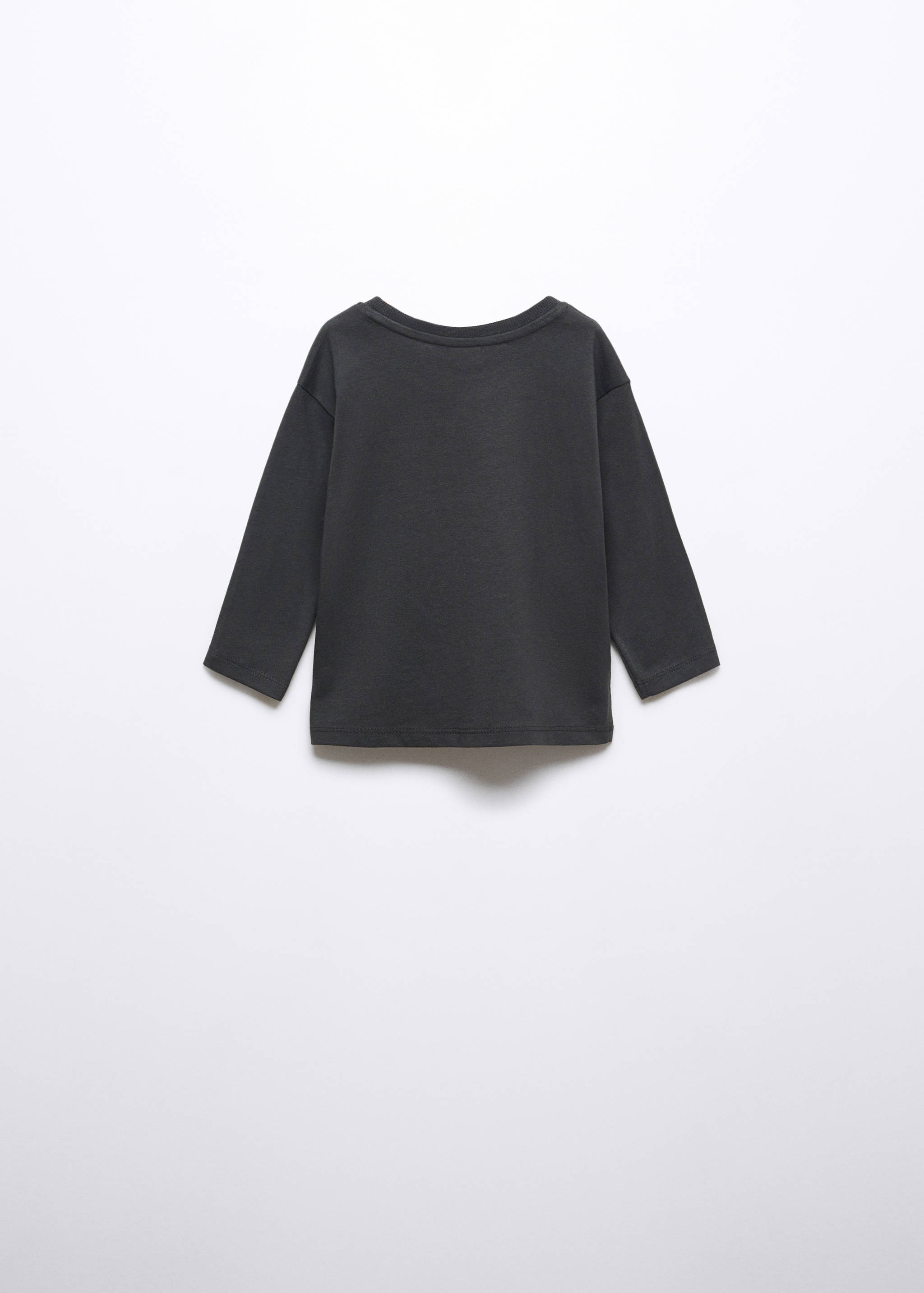 Camiseta manga larga estampada - Reverso del artículo