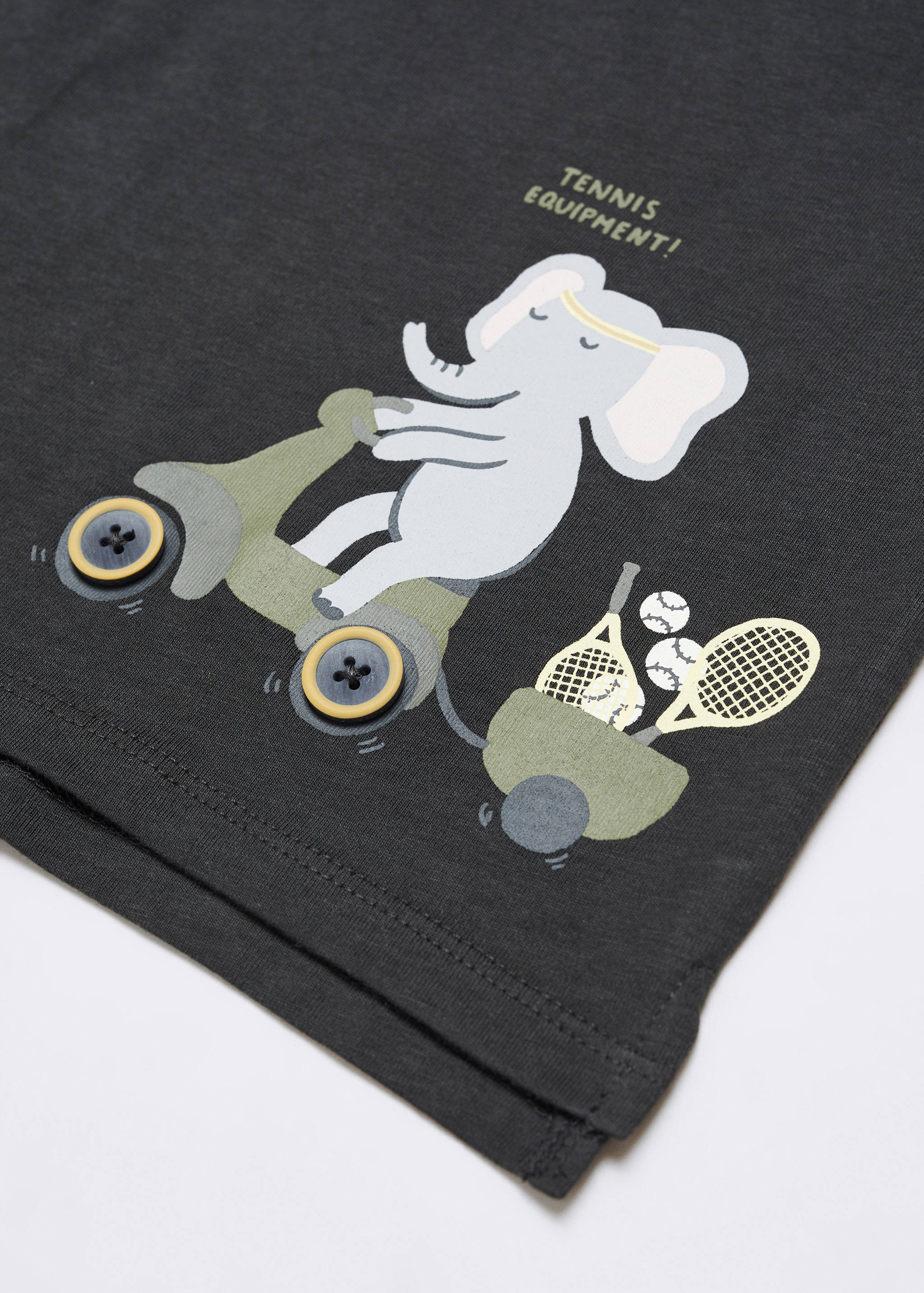 Camiseta manga larga estampada - Detalle del artículo 0