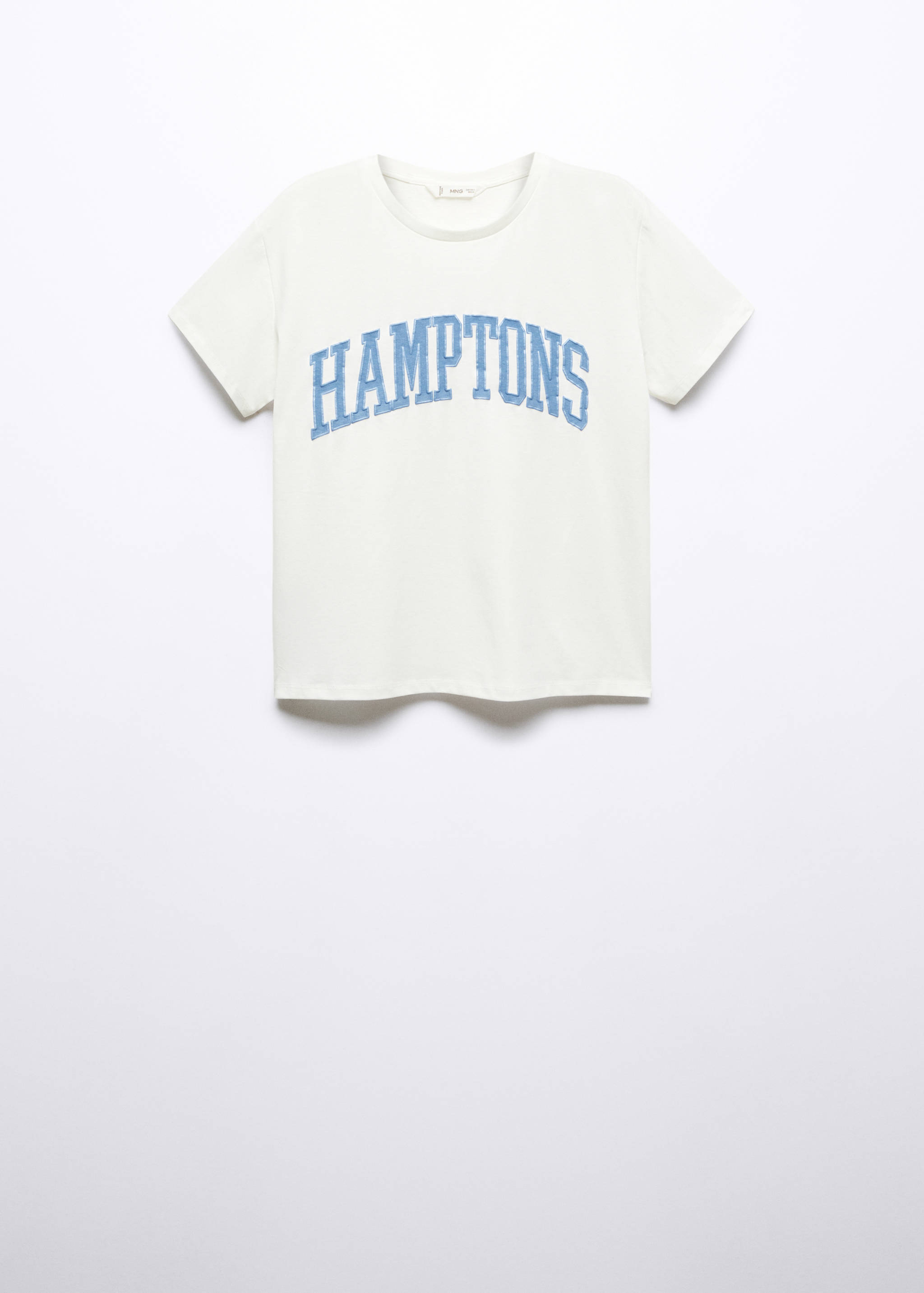 Printed message T-shirt - Article without model