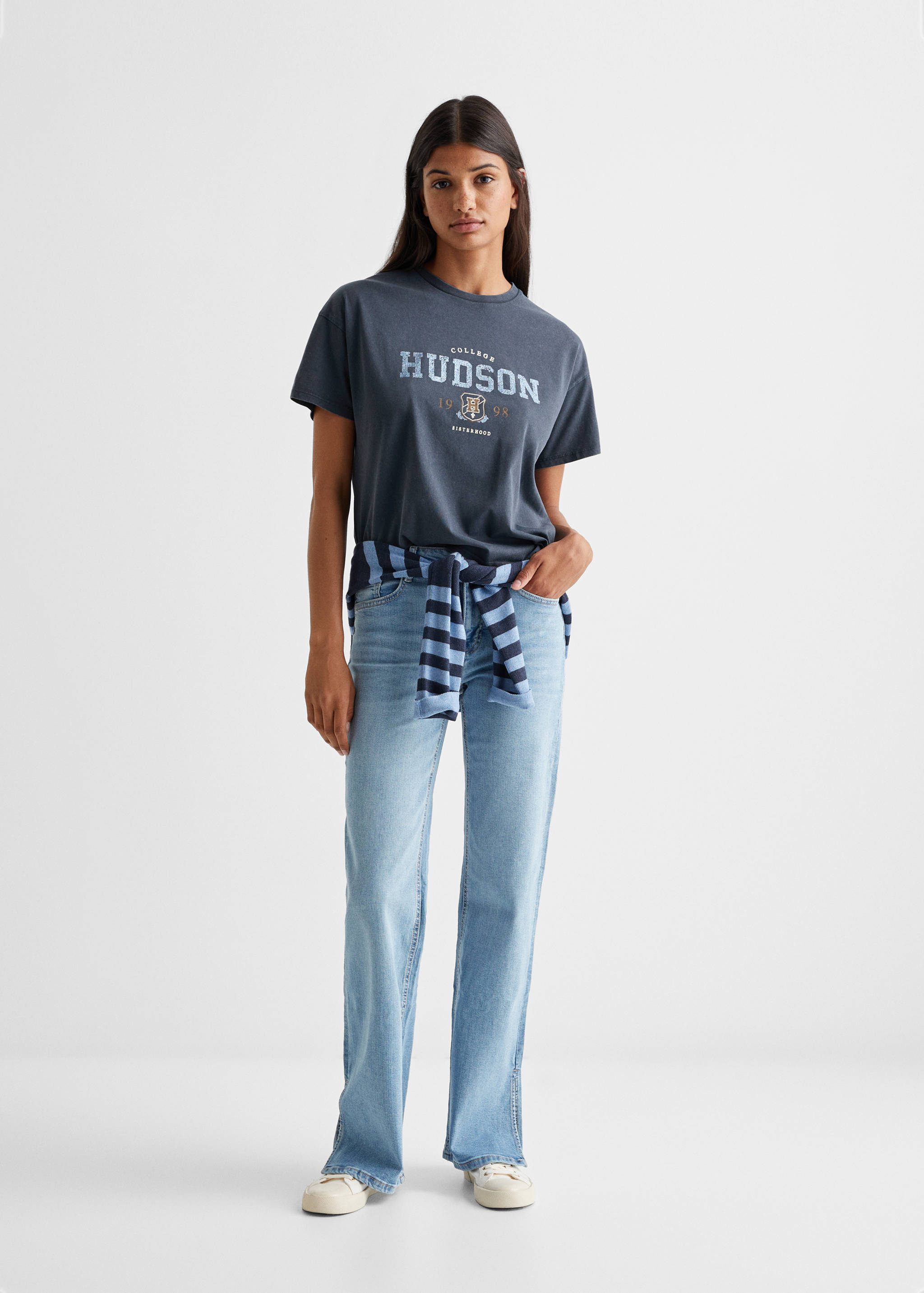 Majica od mješavine pamuka s printom - Opći prikaz