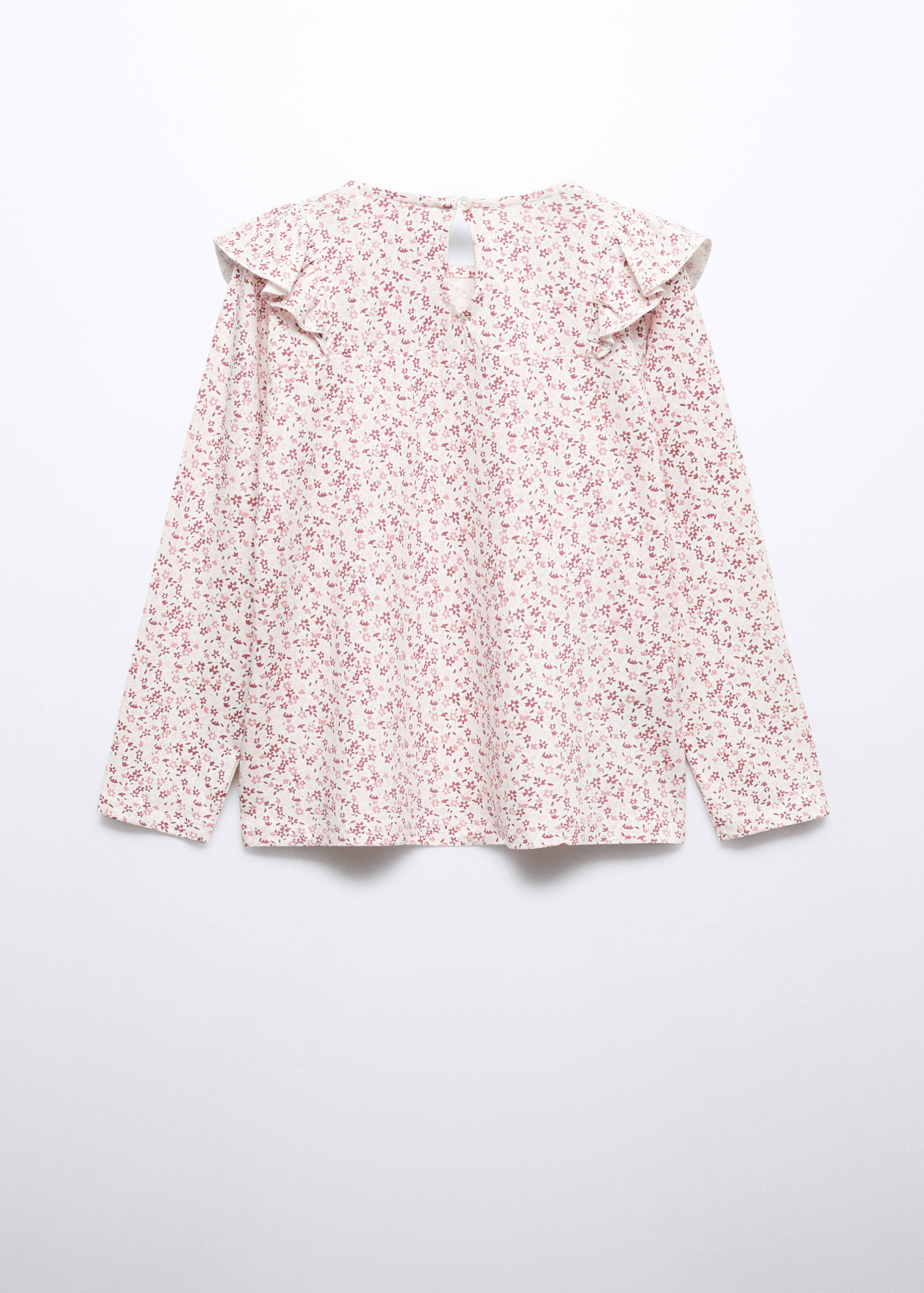 Camiseta manga larga flores - Reverso del artículo