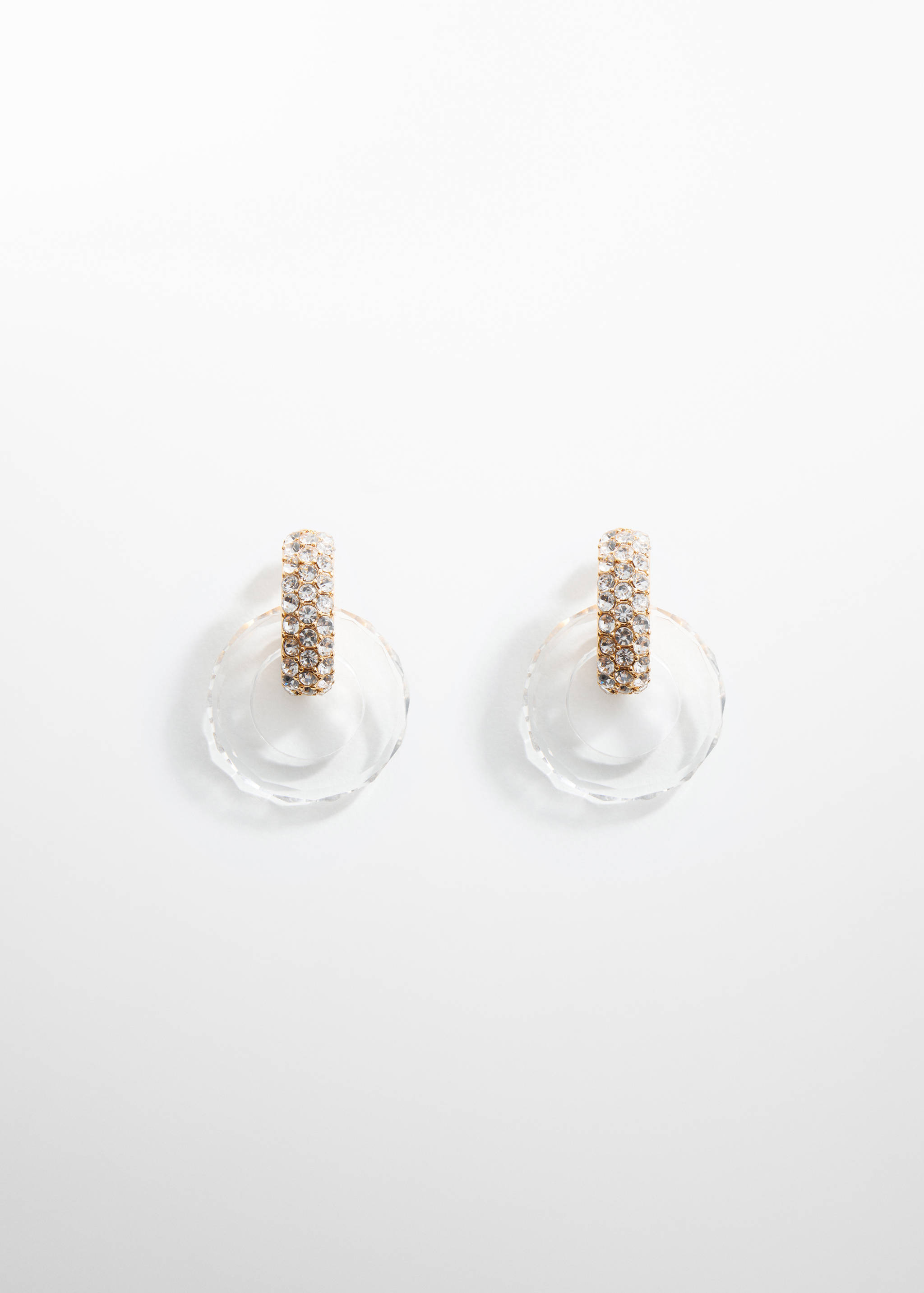 Crystal intertwined earrings - Article without model