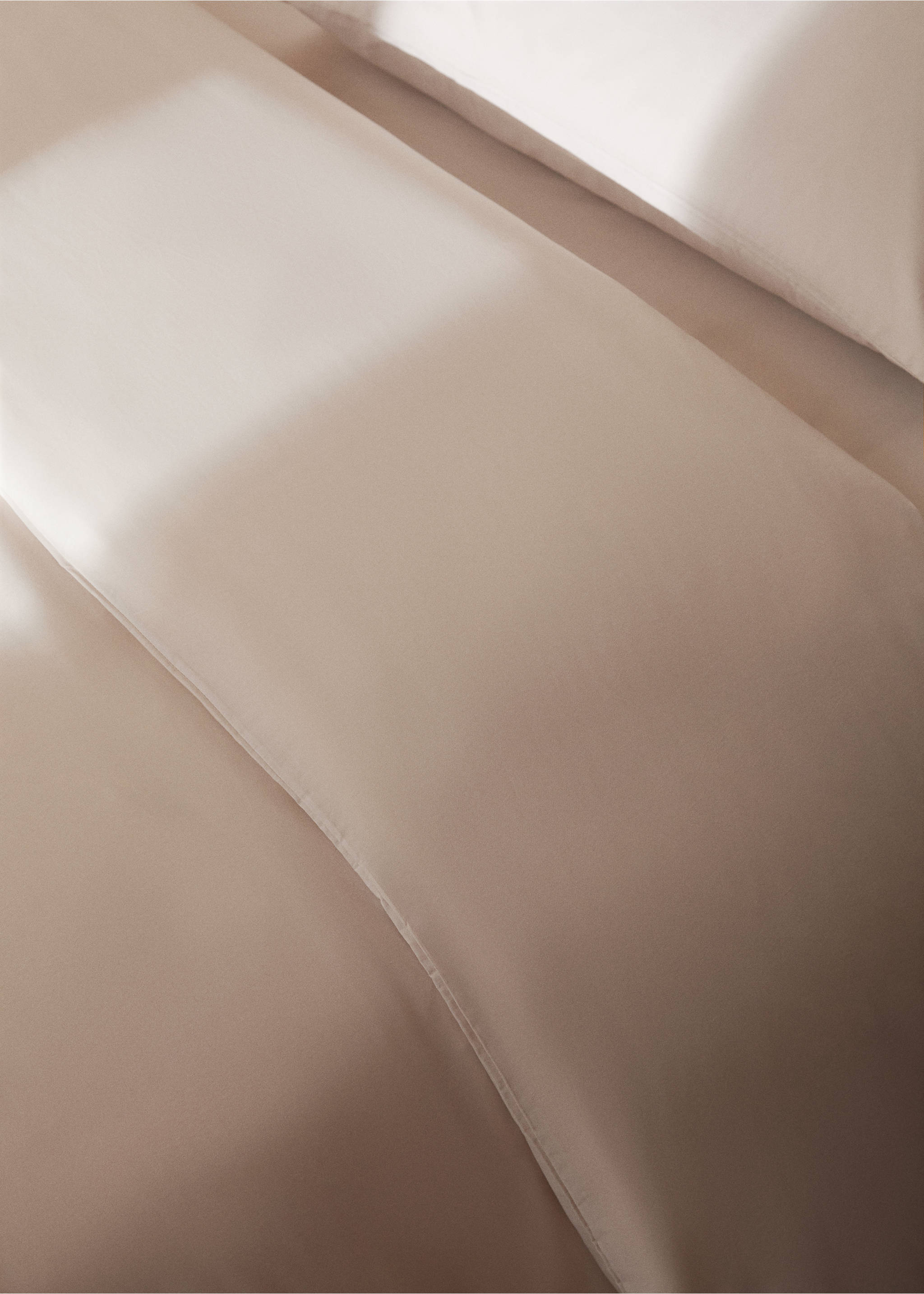 Bettbezug aus Baumwolle (180 Fäden) für 150/160 cm Bett - Detail des Artikels 7, Beige. Ref: 57004072-00.