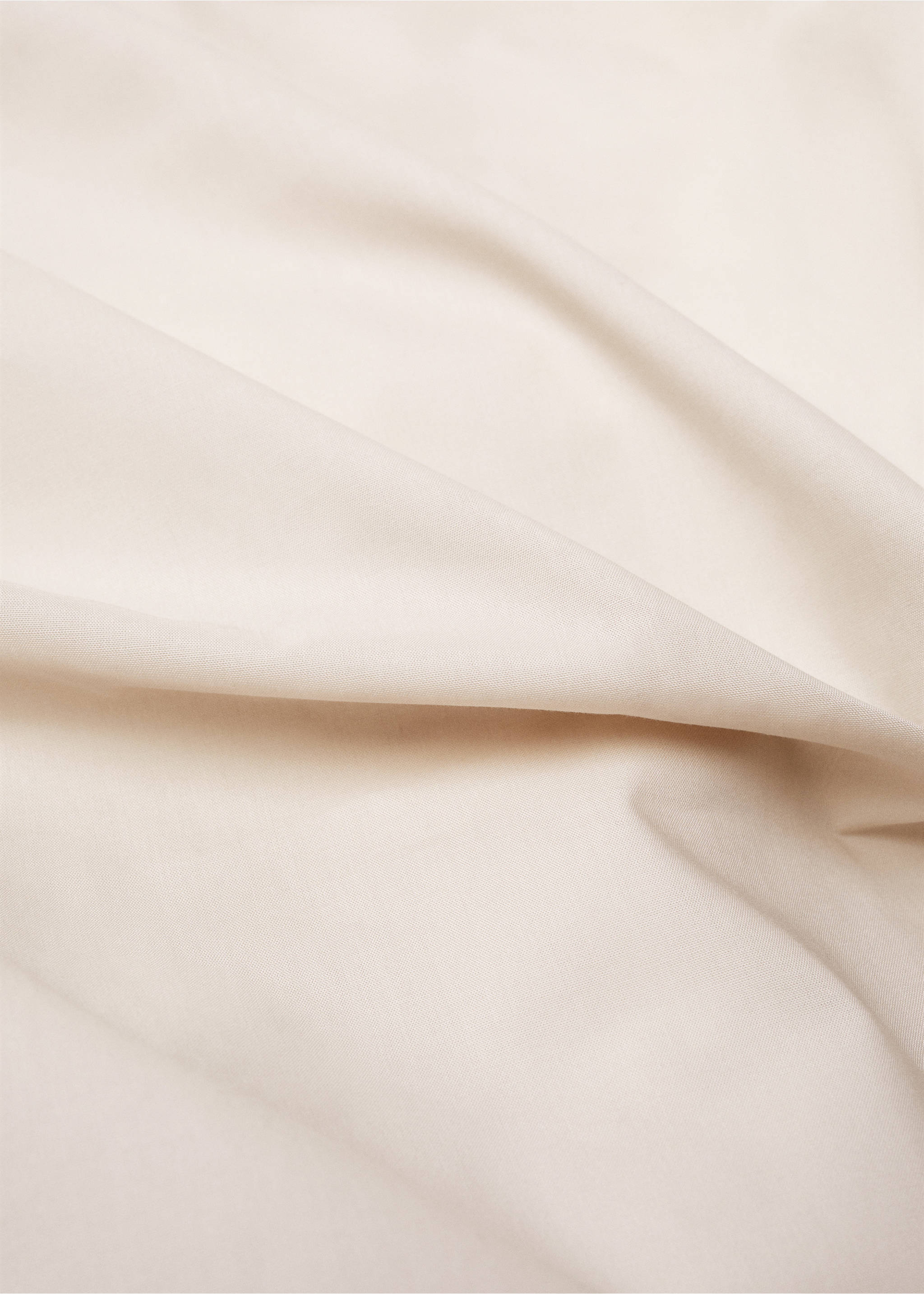Bettbezug aus Baumwolle (180 Fäden) für 150/160 cm Bett - Detail des Artikels 2, Beige. Ref: 57004072-00.