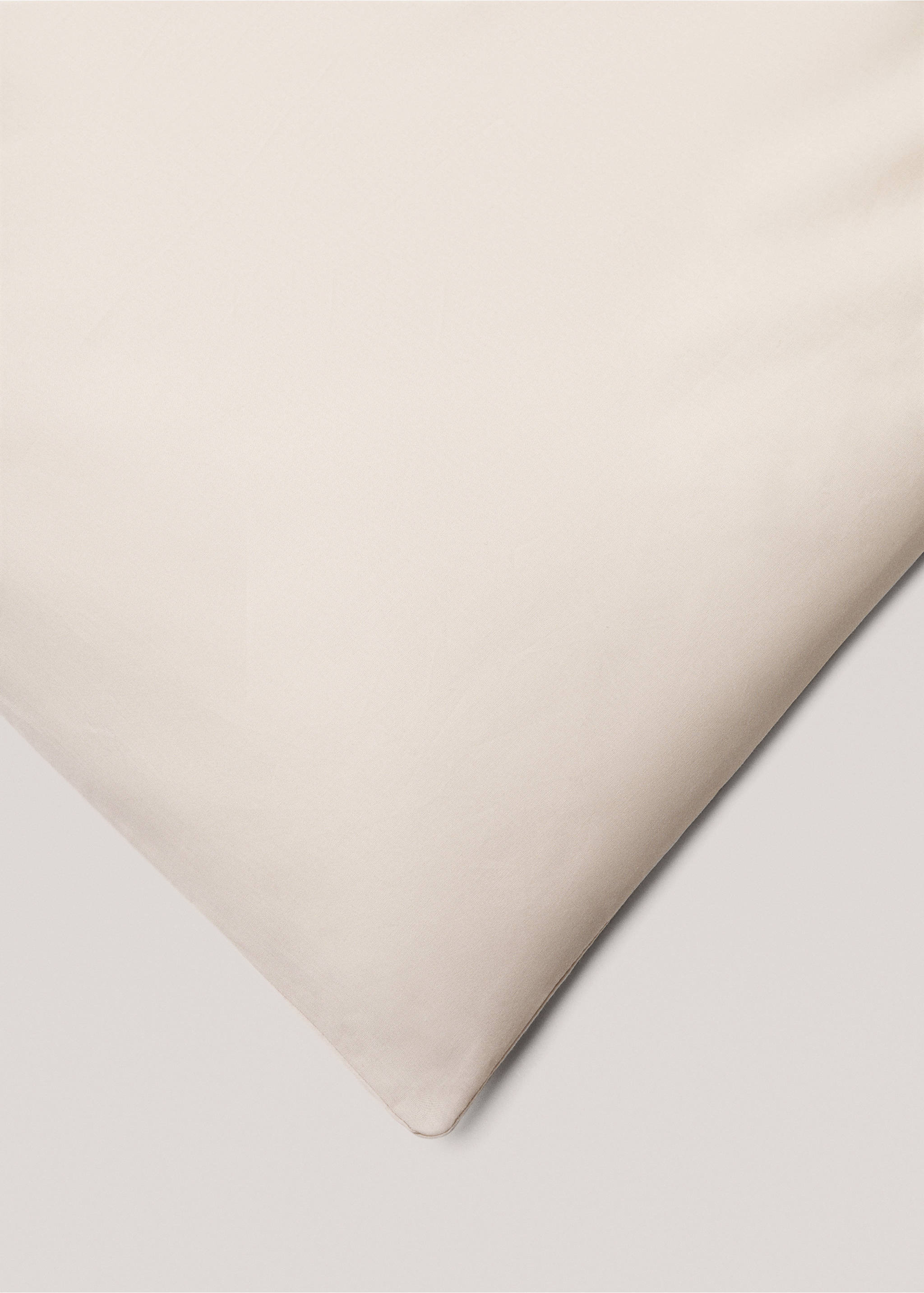 Bettbezug aus Baumwolle (180 Fäden) für 150/160 cm Bett - Detail des Artikels 3, Beige. Ref: 57004072-00.