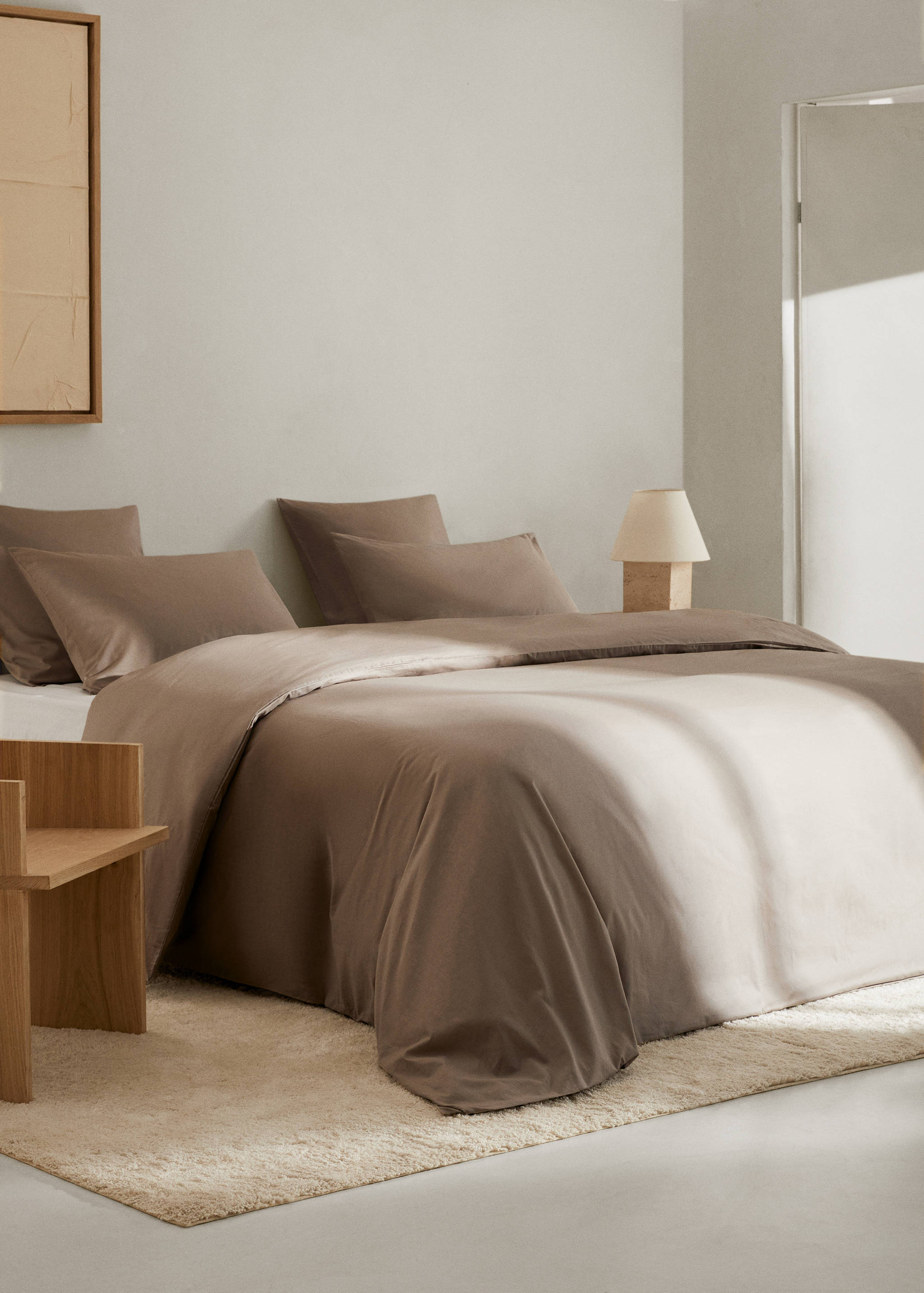 180-thread cotton duvet cover for king bed - General plane