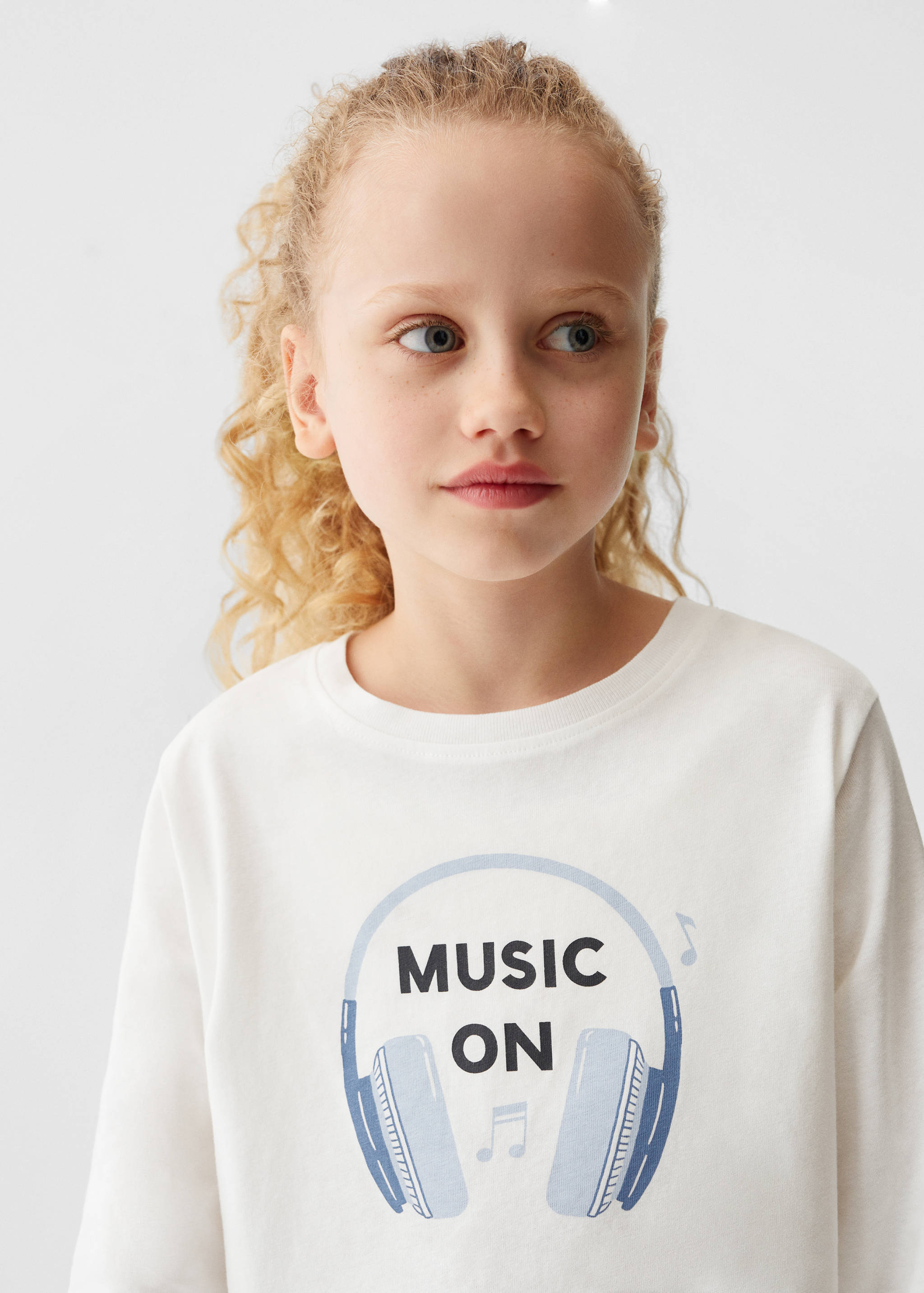 Bedrucktes Baumwoll-T-Shirt - Detail des Artikels 1