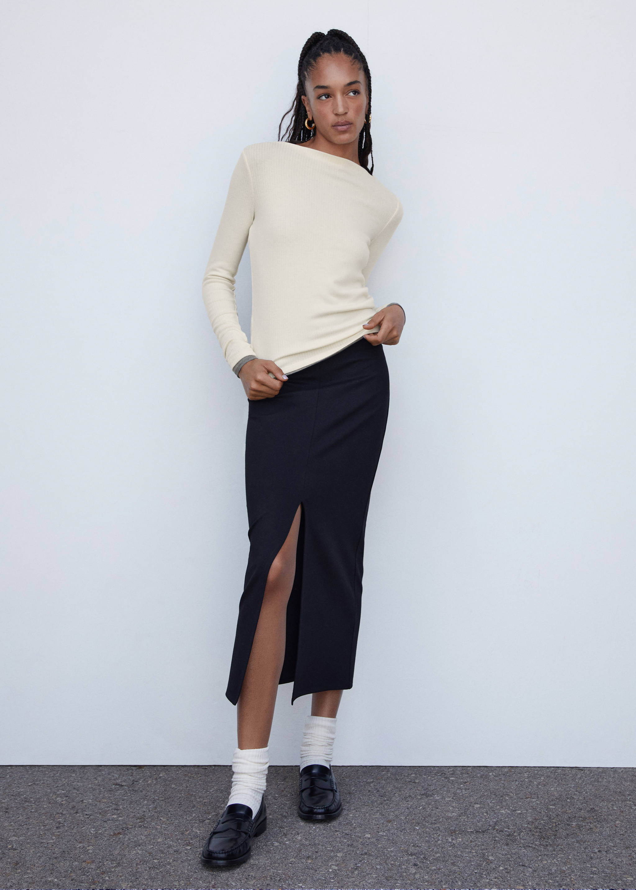 Boat neck t-shirt - General plane