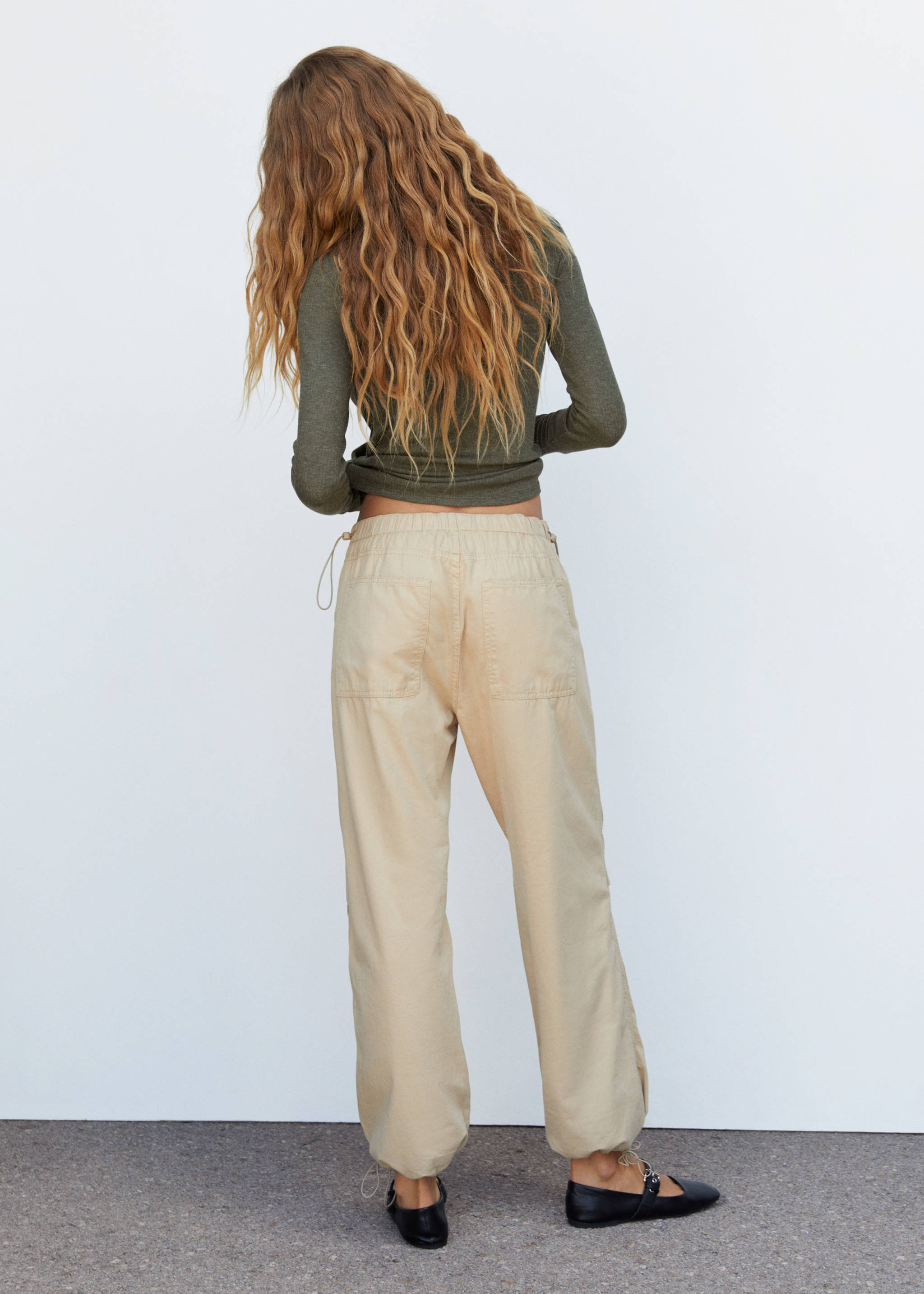 Boat neck t-shirt - Reverse of the article