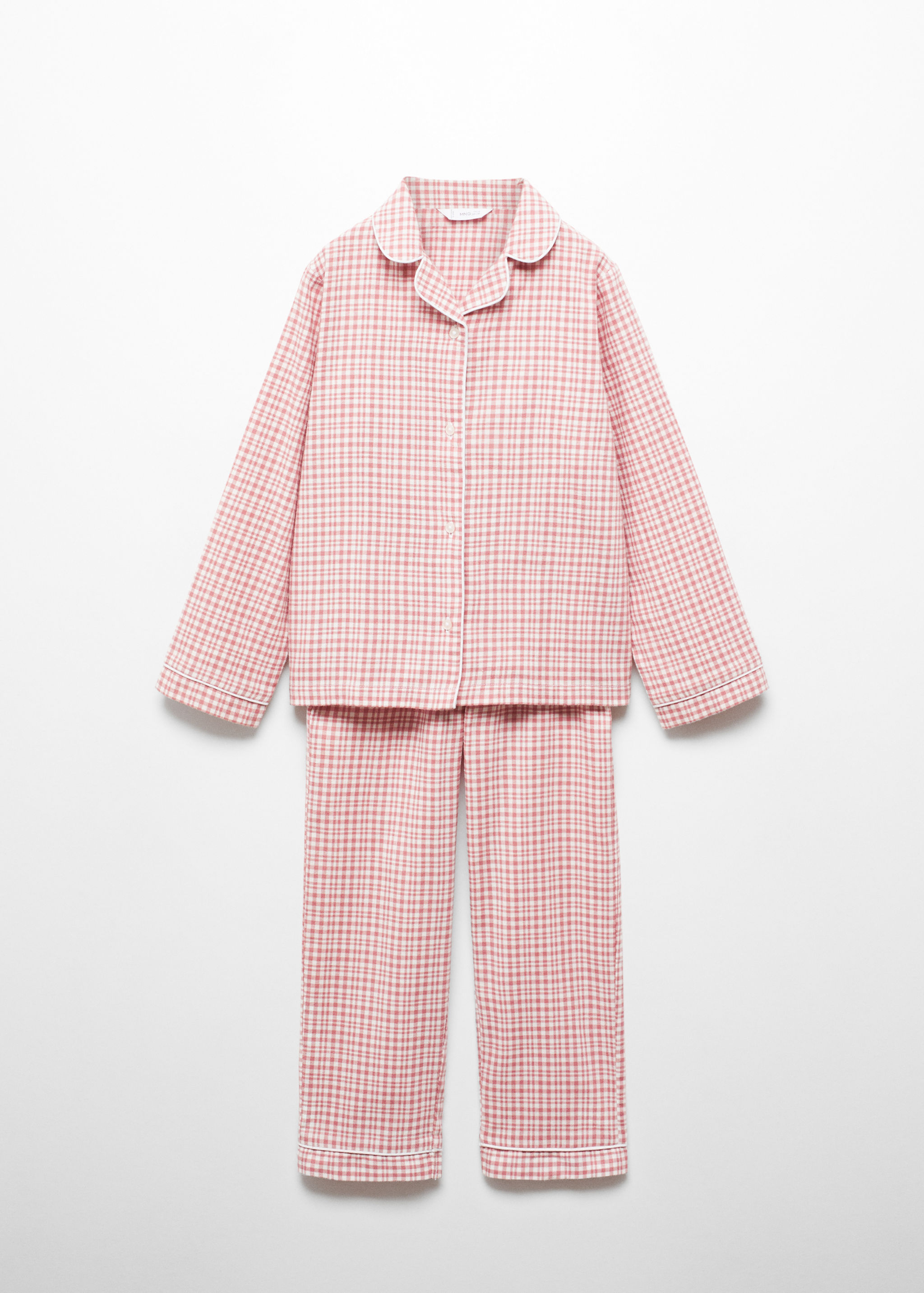 Pijama dues peces llarg quadres - Article sense model