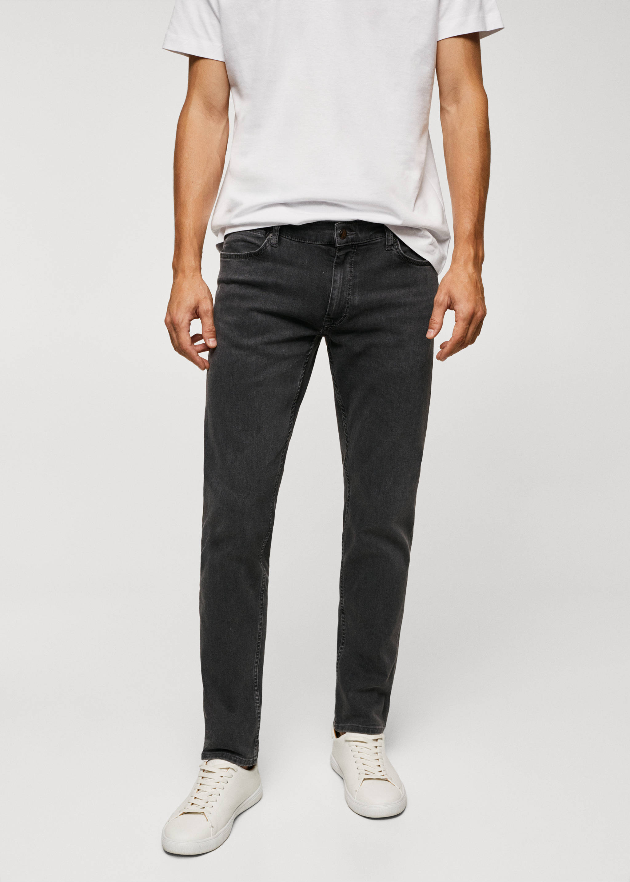 Slim fit Ultra Soft Touch Patrick jeans - Medium plane, Denim Grey. Ref: 57004426-00.