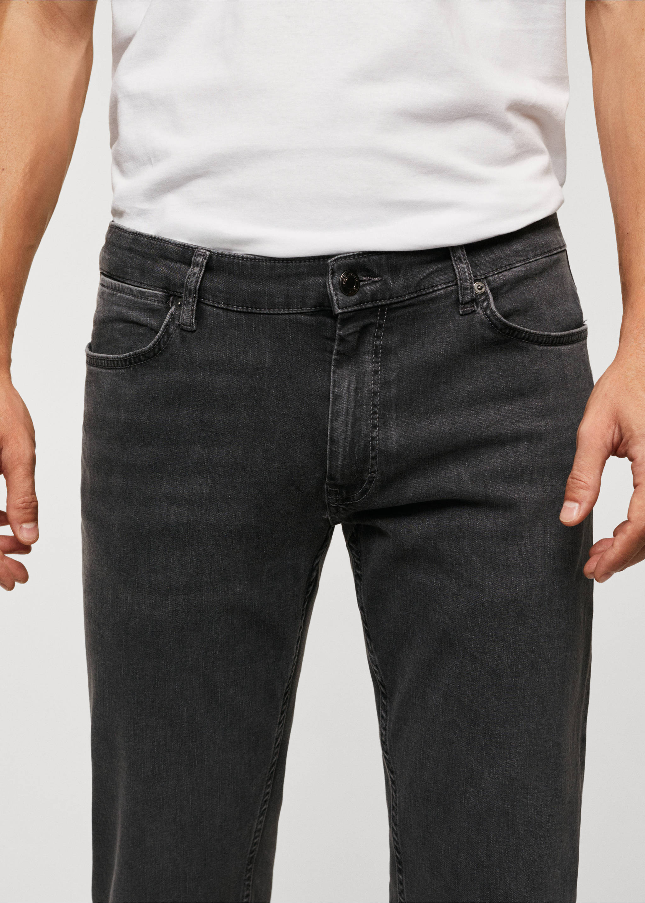Slim fit Ultra Soft Touch Patrick jeans - Details of the article 1, Denim Grey. Ref: 57004426-00.