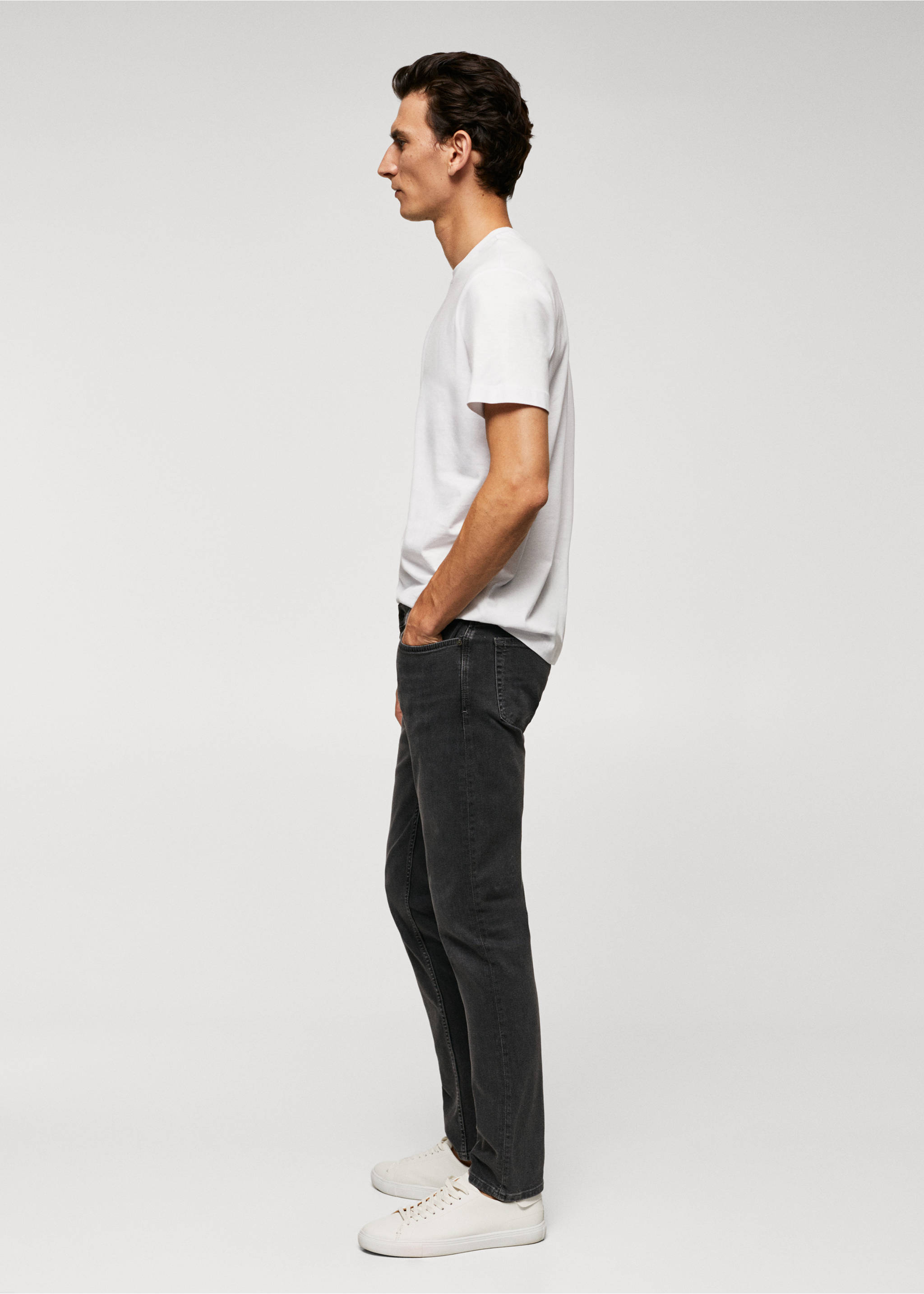 Slim fit Ultra Soft Touch Patrick jeans - Details of the article 2, Denim Grey. Ref: 57004426-00.
