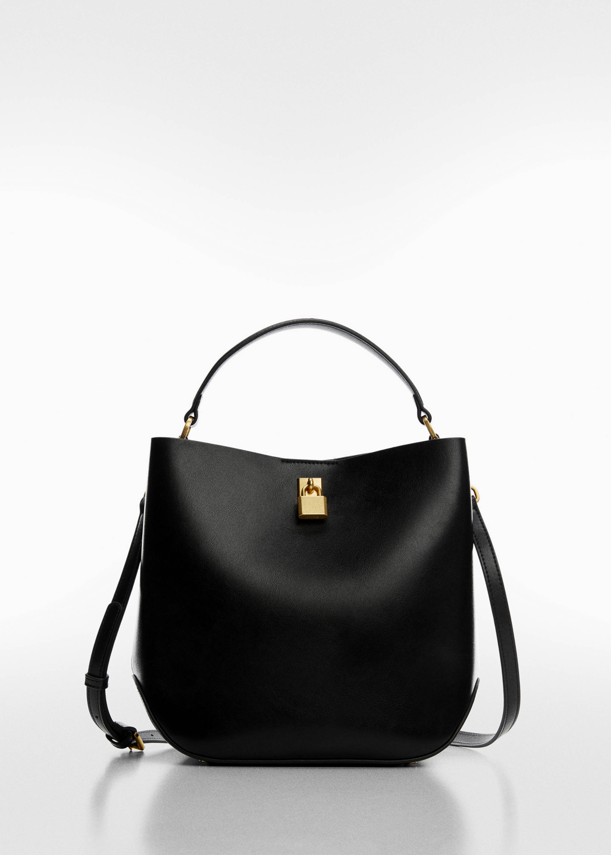 Kabelka shopper s visacím zámkem - Zboží bez modelu