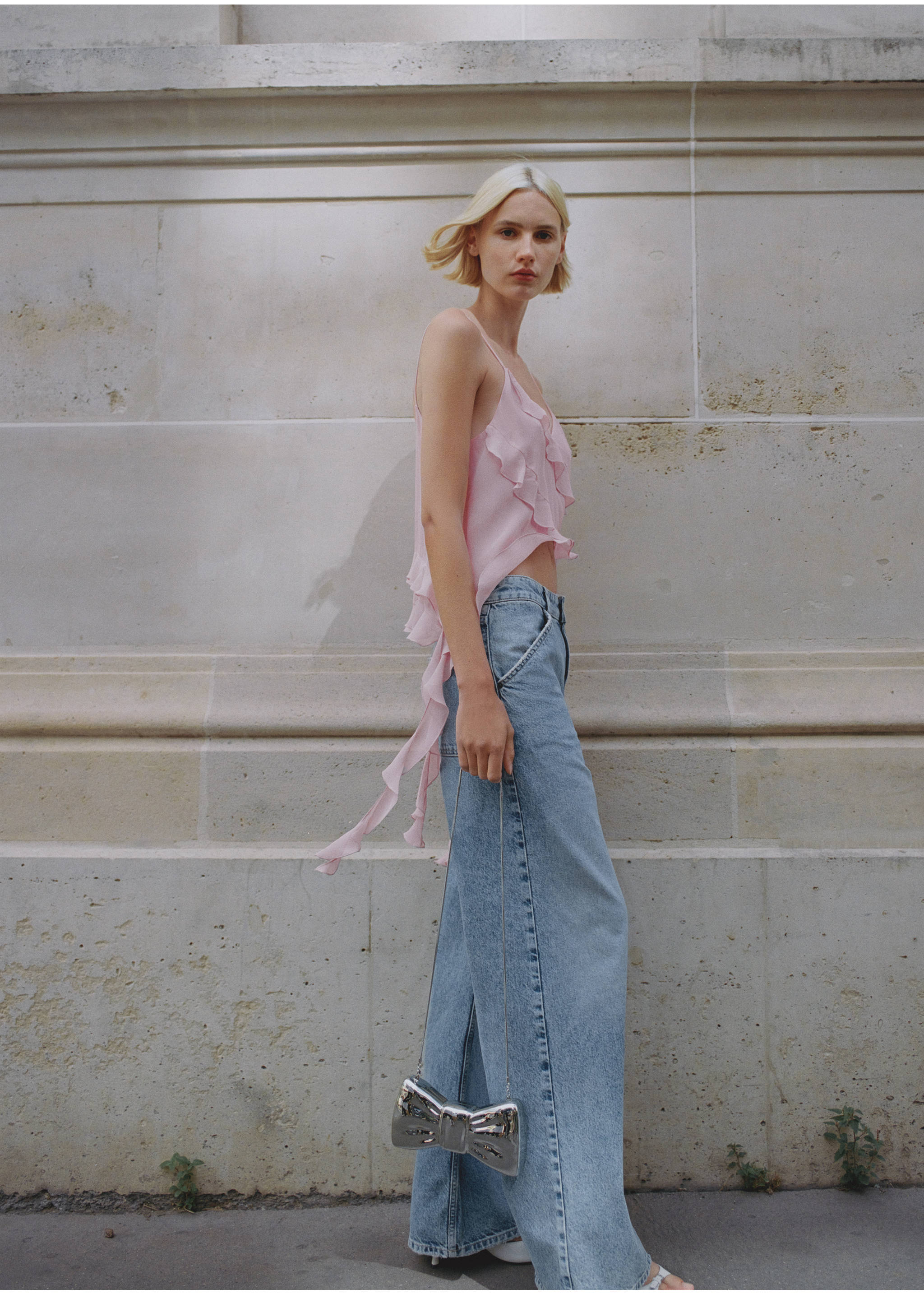 Pochette à nœud - Plan général, Argent. Ref: 57004439-00.