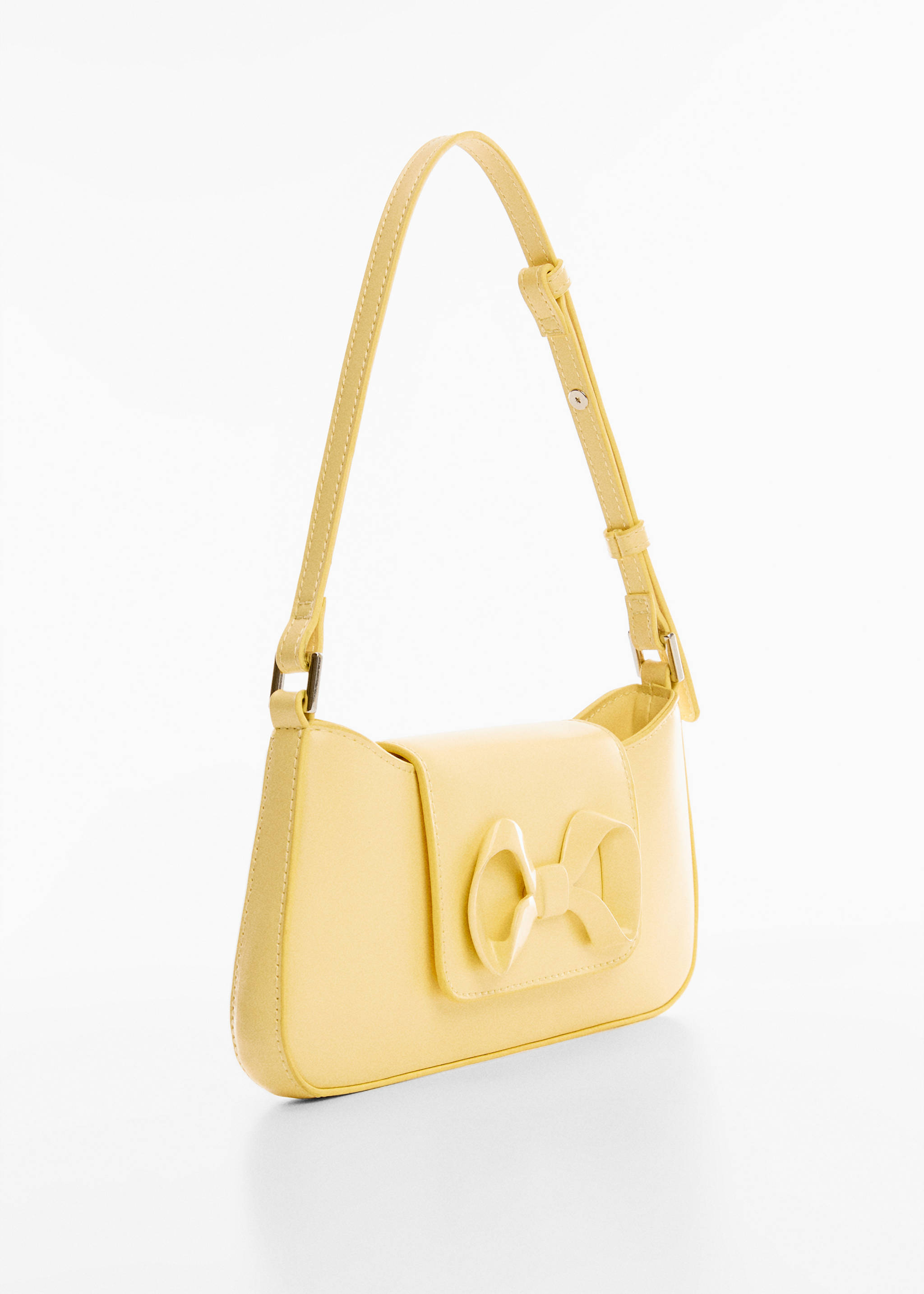 Shoulder bag with bow detail - Medium plane