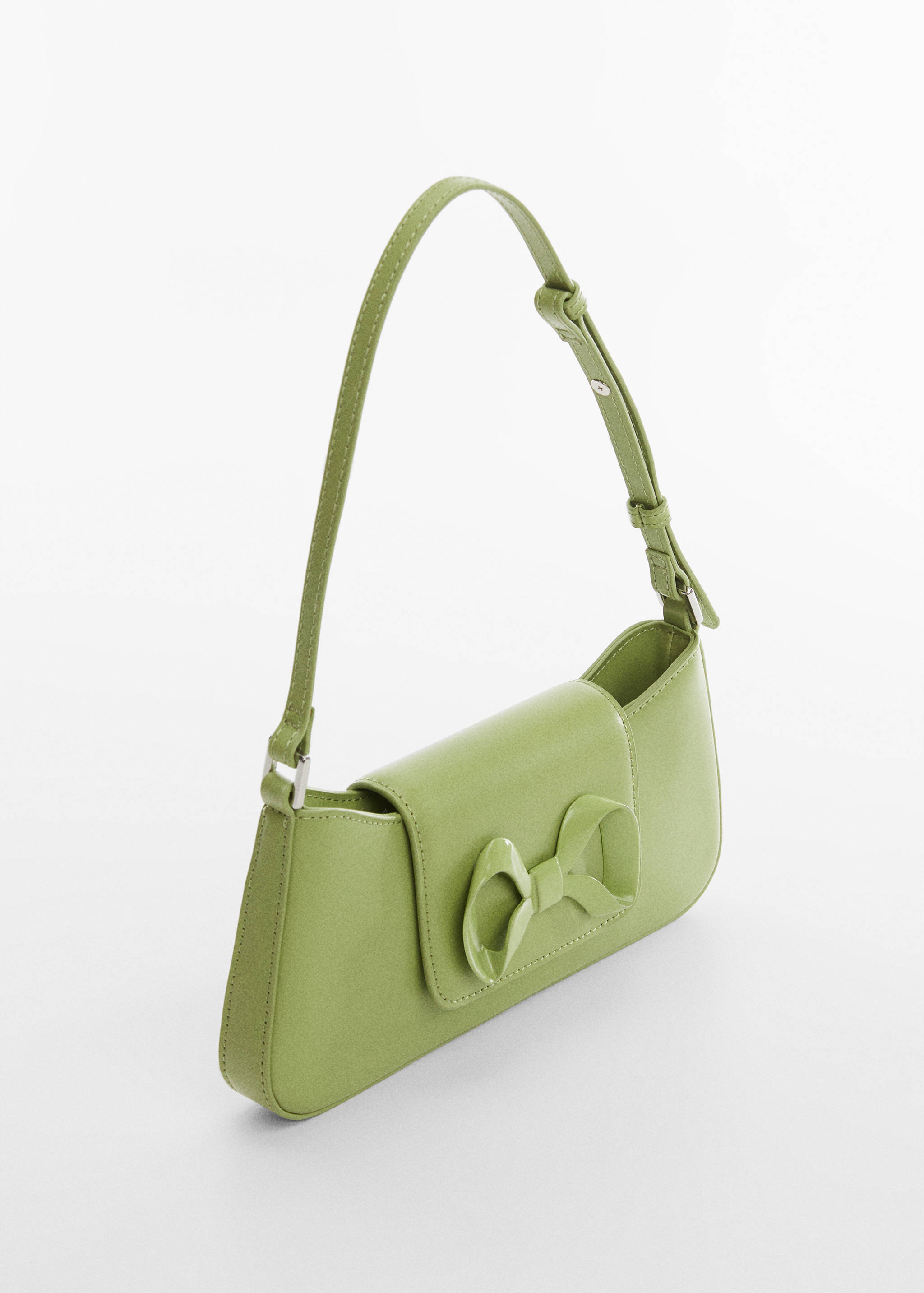 Shoulder bag with bow detail - Medium plane