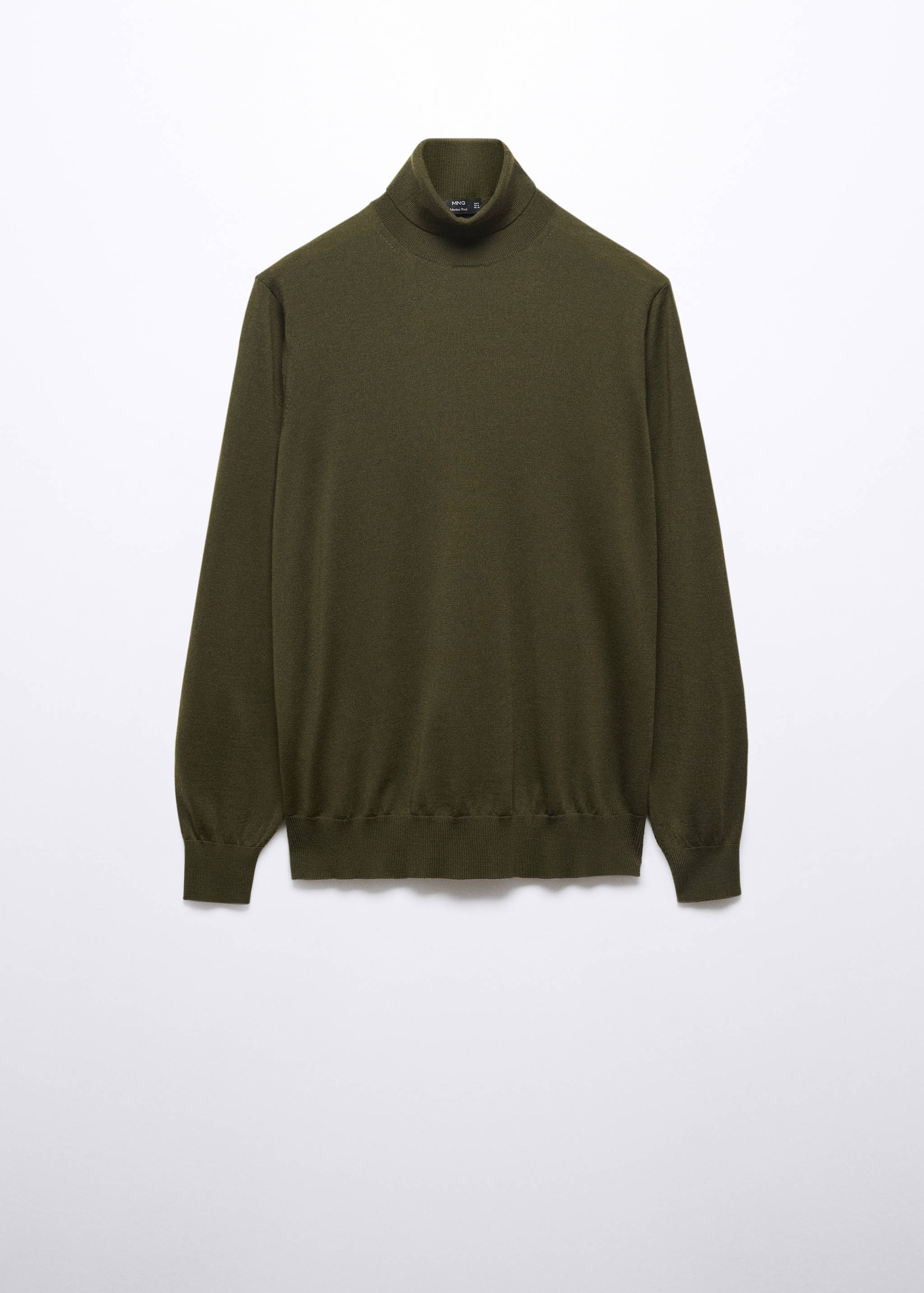100% merino wool turtleneck sweater - Article without model